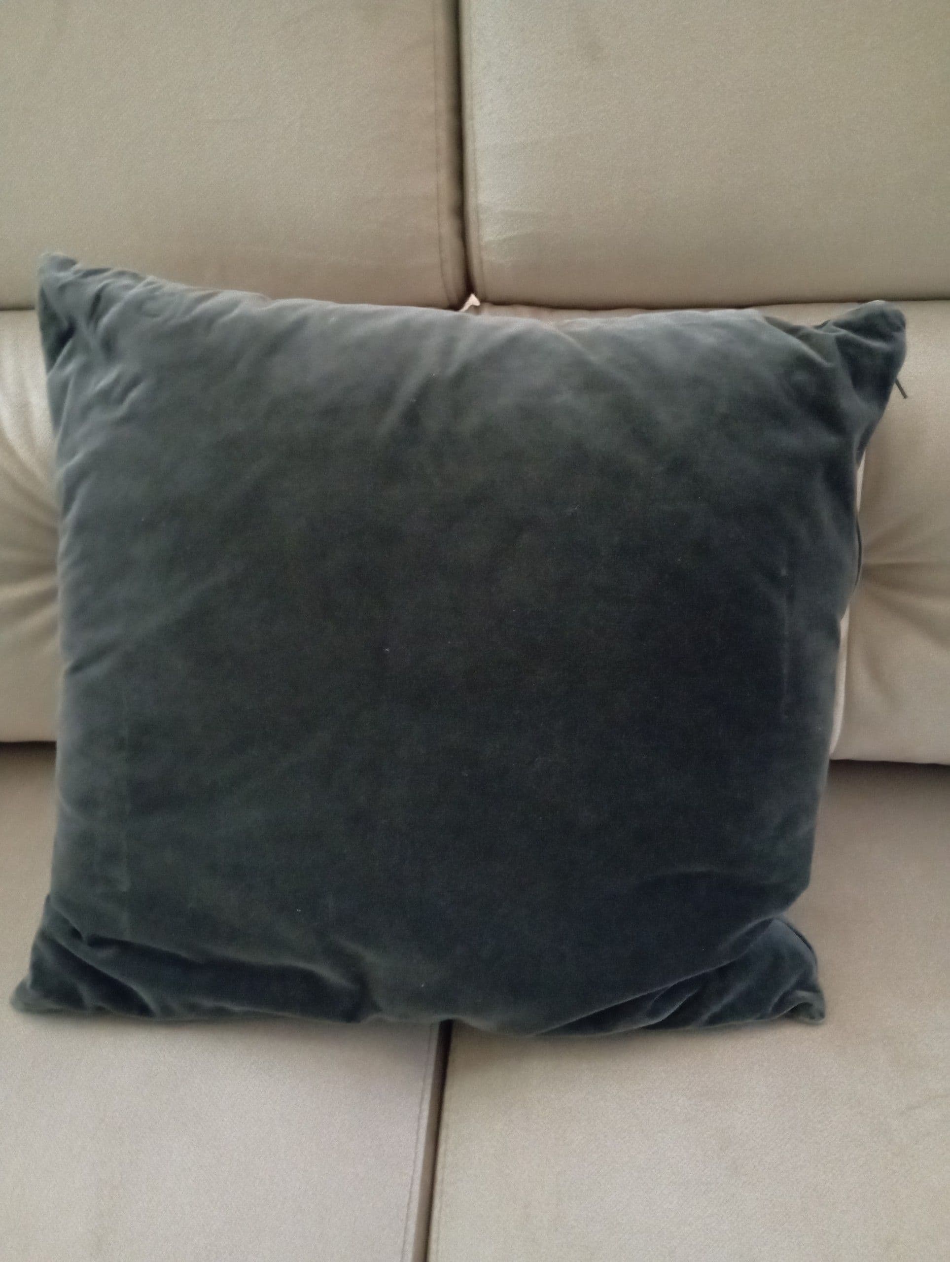 SANELA cushion cover, dark grey, 50x50 cm
