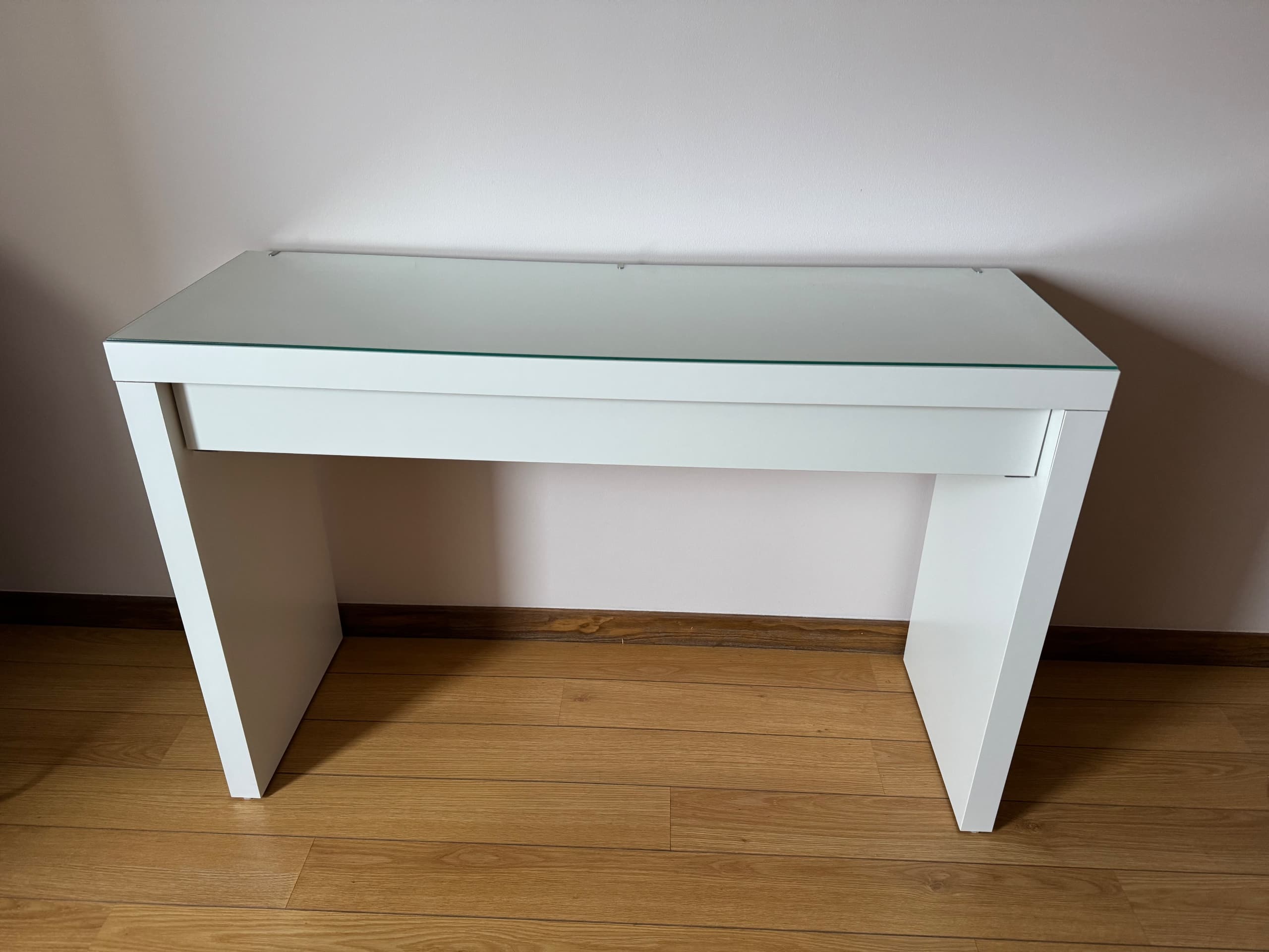 MALM Toucador, branco, 120x41 cm