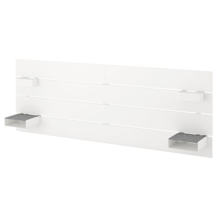 NORDLI Cabeceira, branco, 140/160 cm