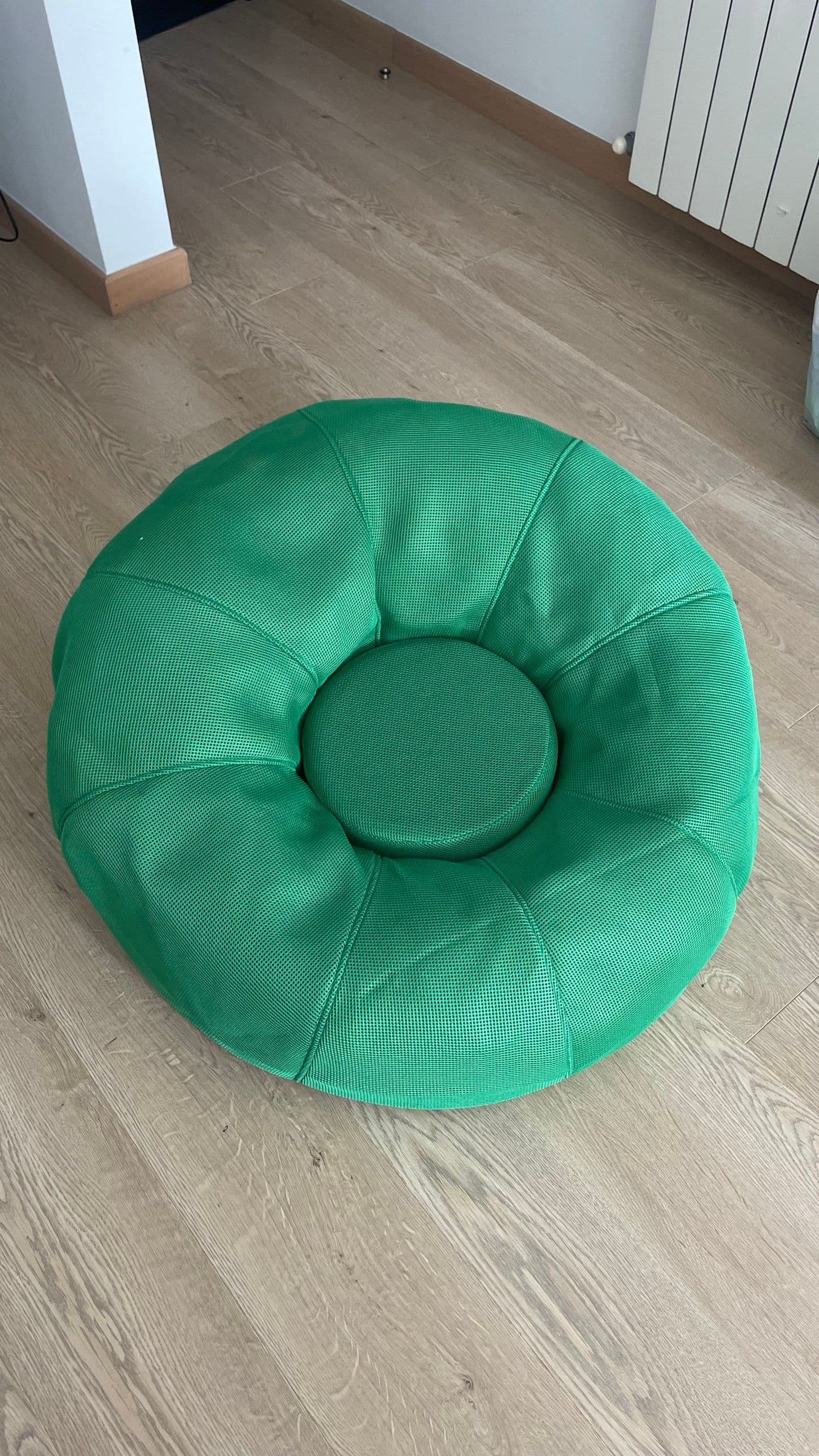 BRÄNNBOLL inflatable gaming lounge chair, bright orange