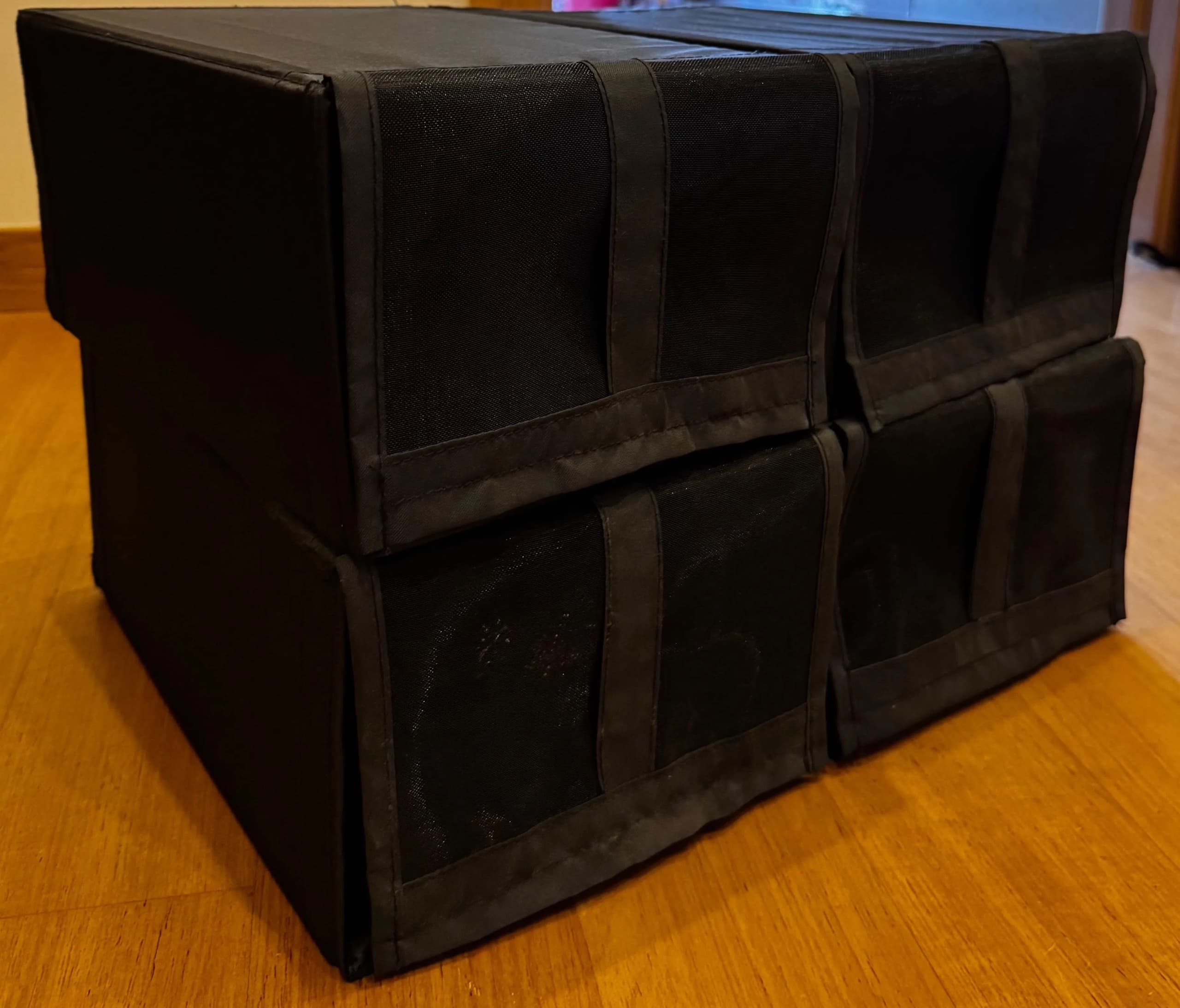 CAIXAS DE ARRUMACAO shoe box, dark grey, 22x34x16 cm