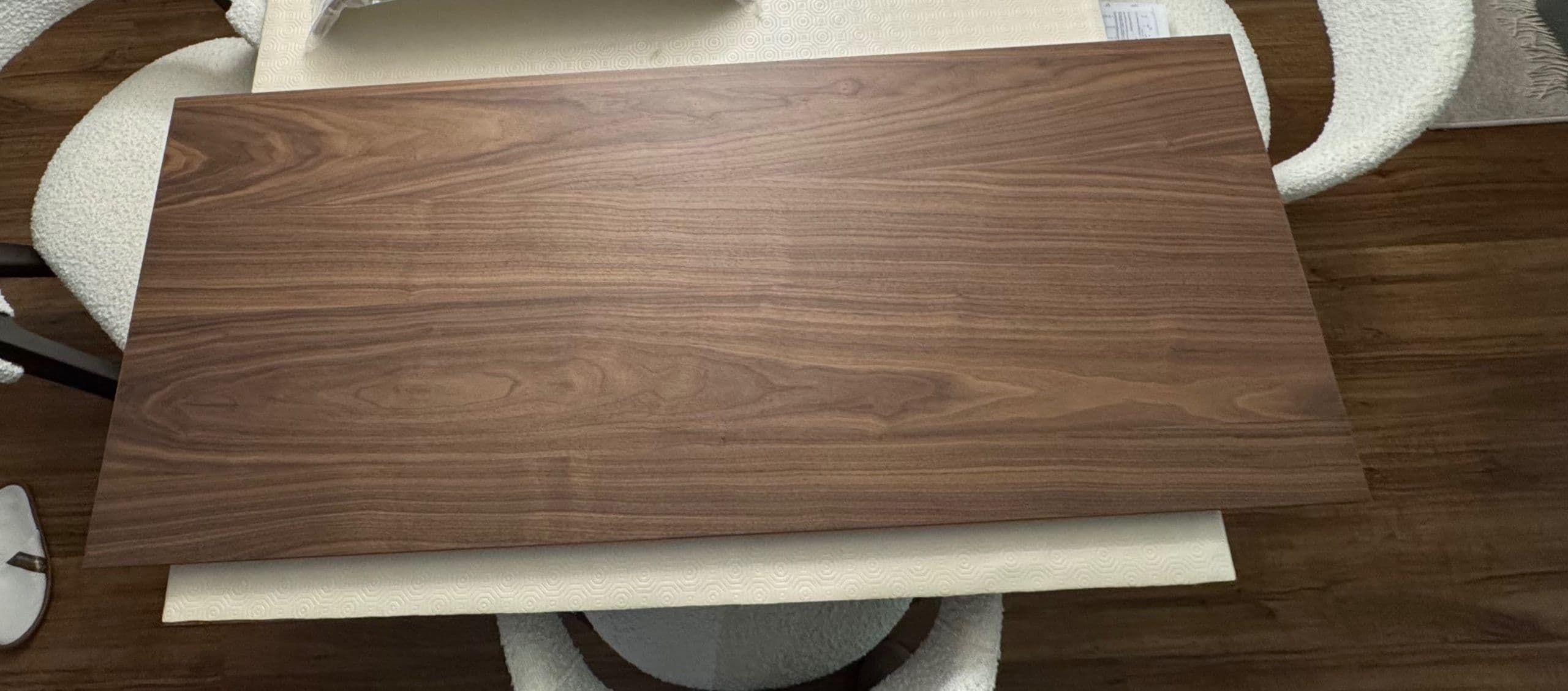 MITTZON secretária, chapa de nogueira/preto, 120x60 cm