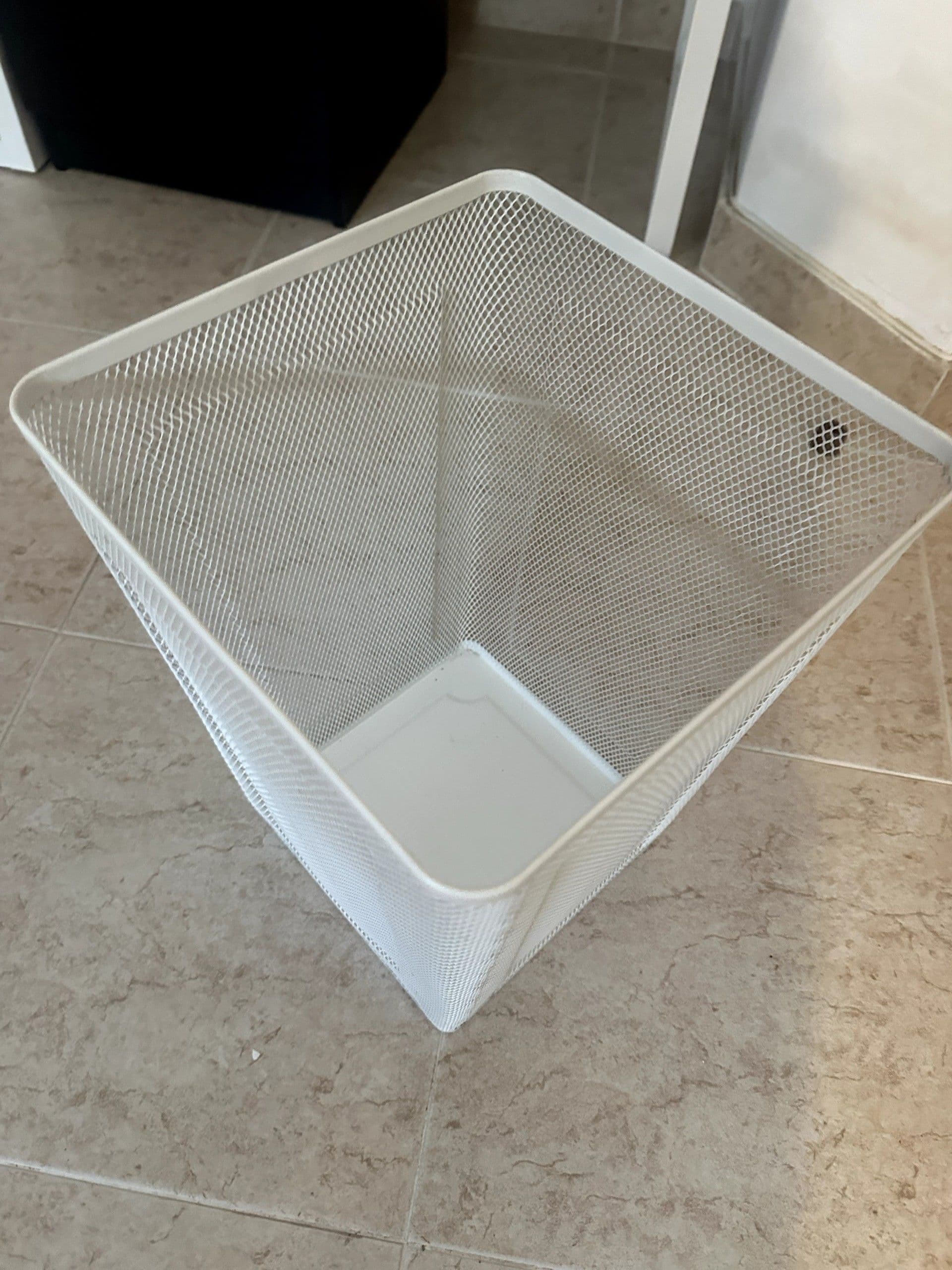 DRÖNJÖNS wastepaper basket, white