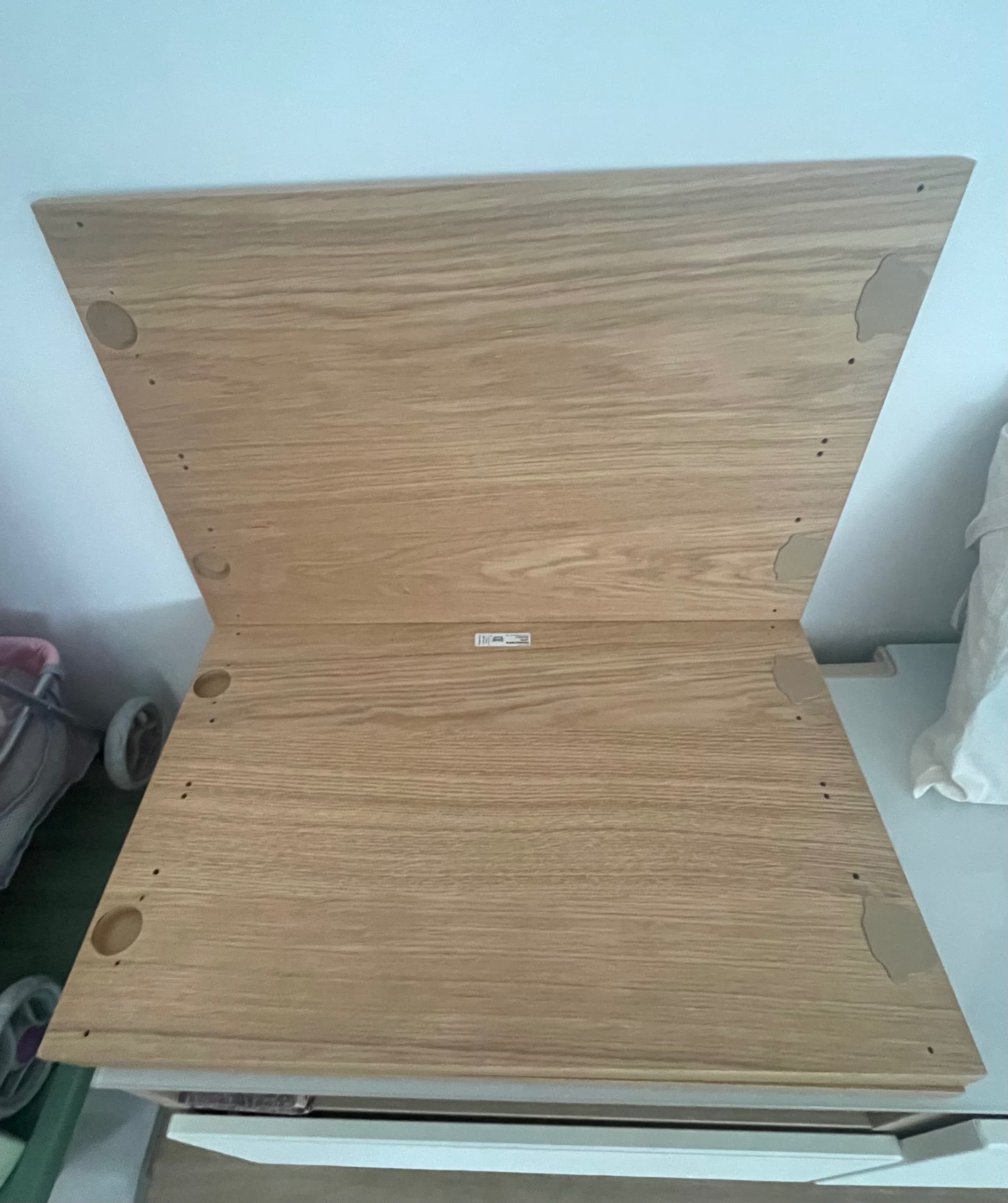 HEDEVIKEN door/drawer front, dark brown stained oak veneer, 60x38 cm