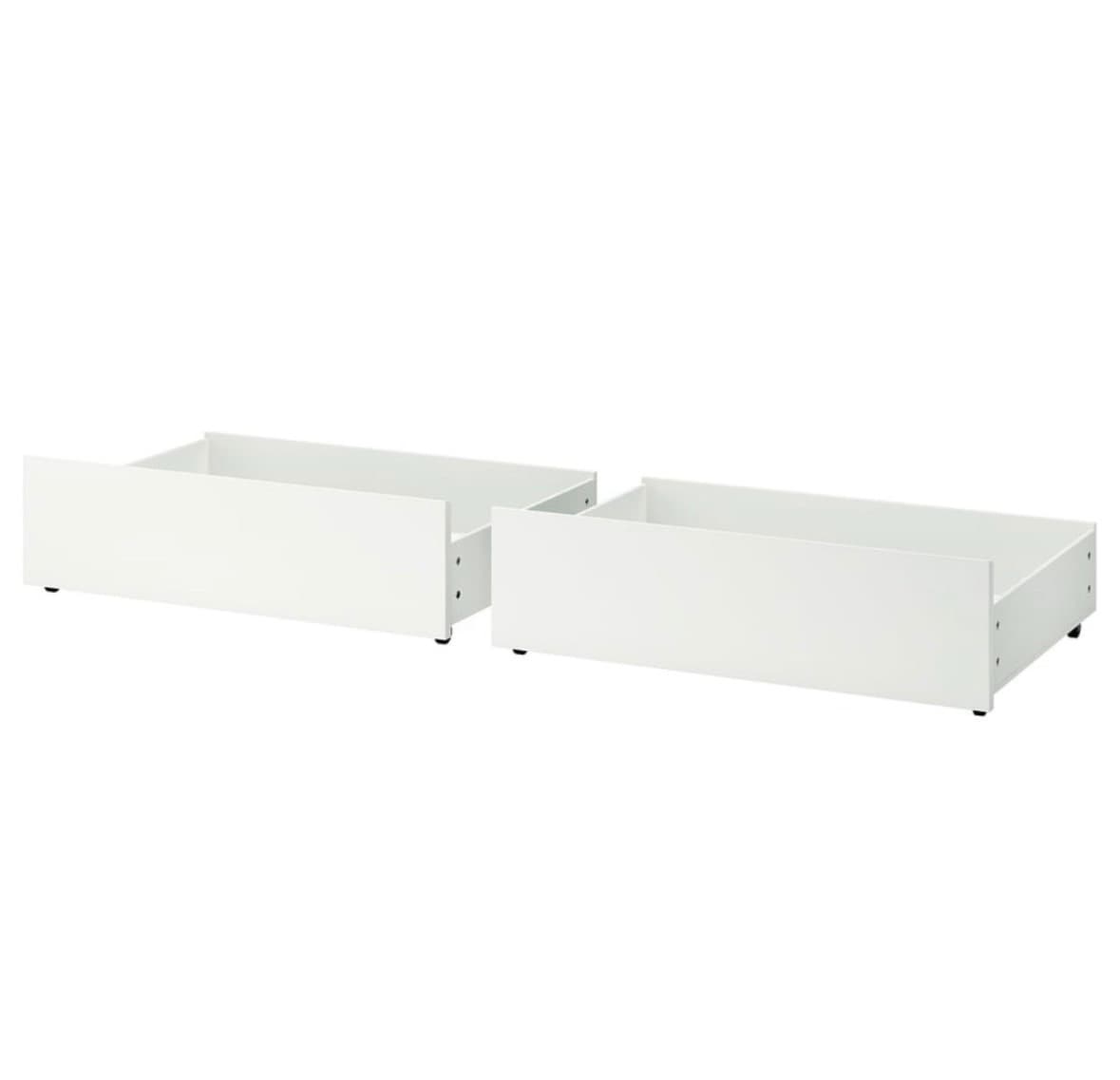 MALM Bed storage box for high bed frame, white, 200 cm