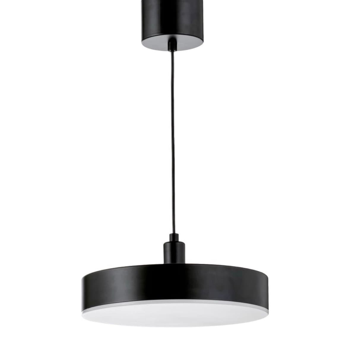 NYMÅNE LED pendant lamp, wireless dimmable white spectrum/anthracite, 38 cm