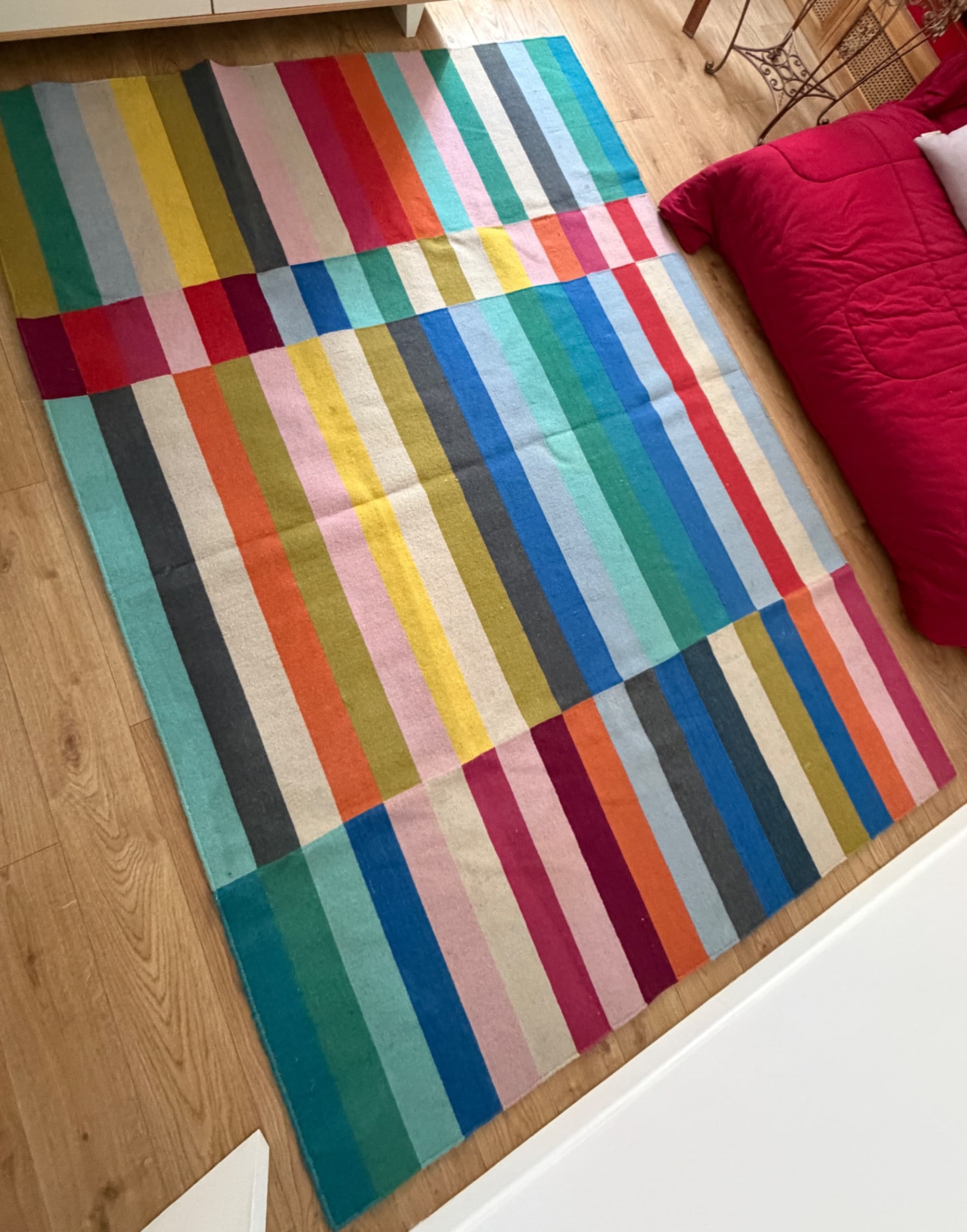TAPETE IKEA HANDMADE rug, flatwoven, handmade multicolour, 170x240 cm