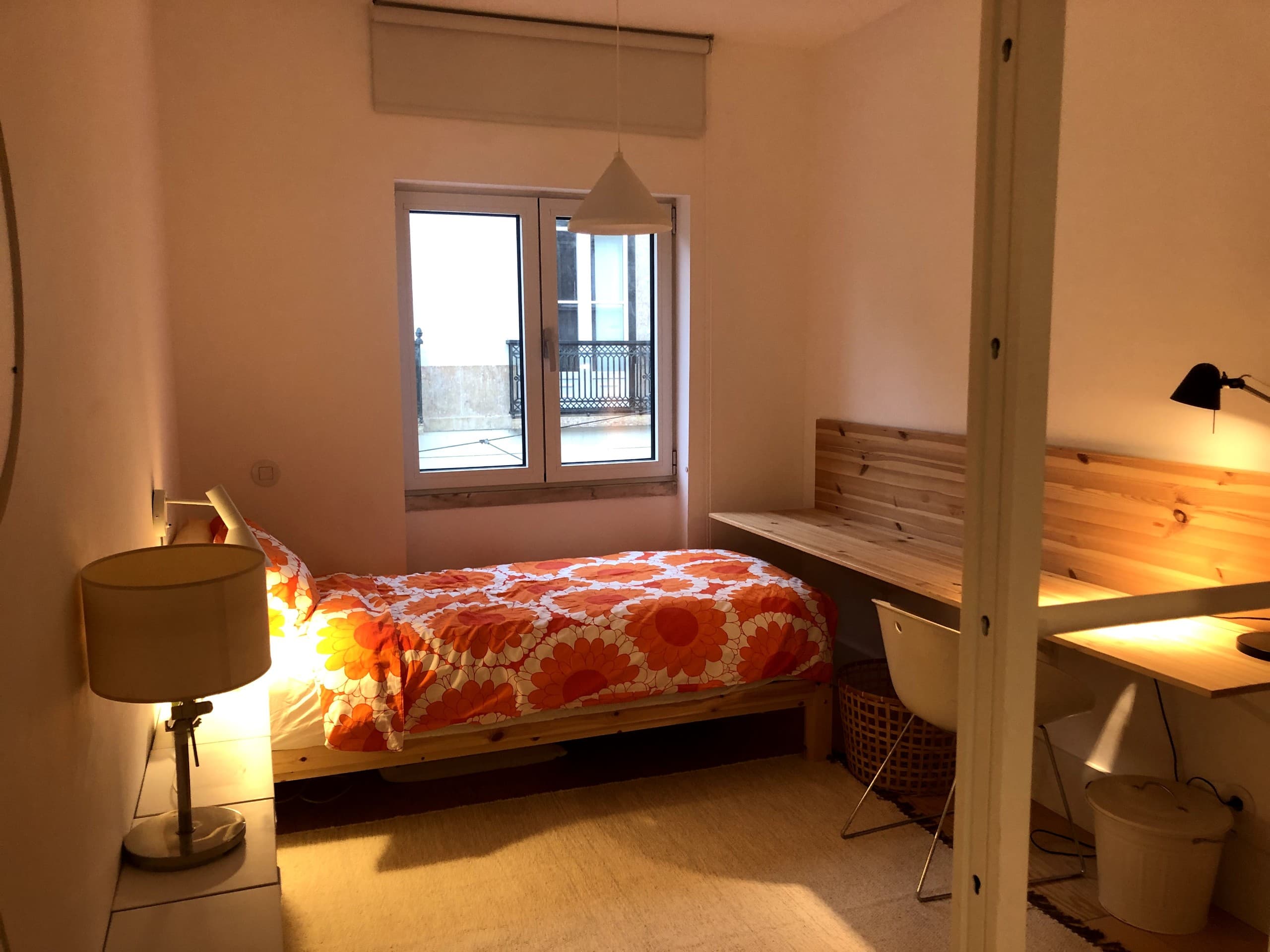 NEIDEN bed frame, pine/Luröy, 90x200 cm