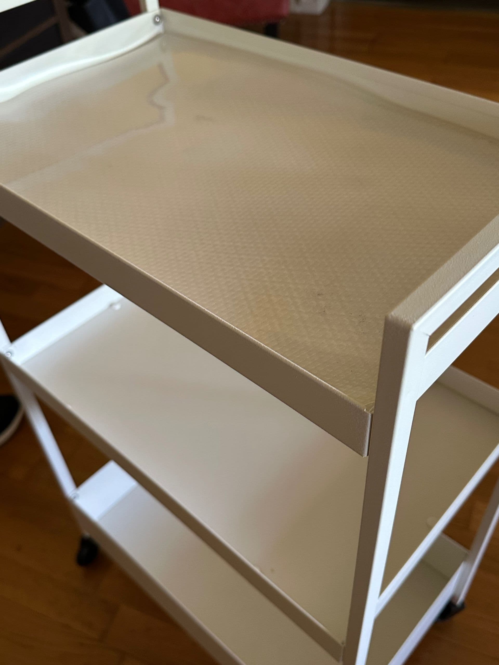 NISSAFORS trolley, white, 50.5x30x83 cm
