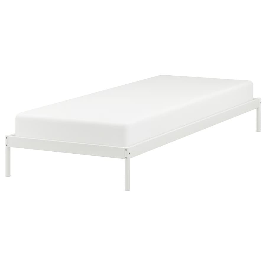 VEVELSTAD estrutura de cama, branco, 90x200 cm