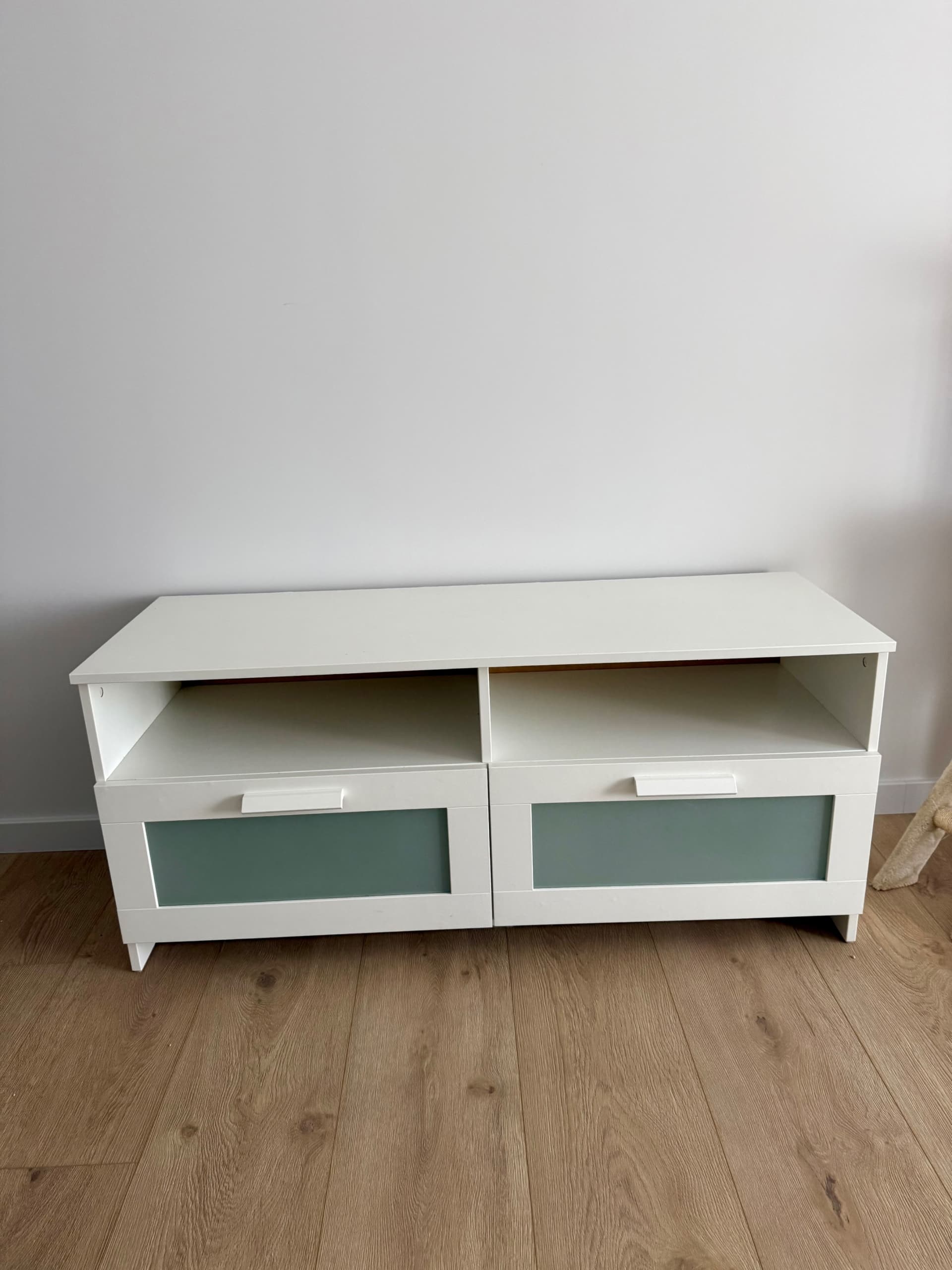 BRIMNES Móvel TV, branco, 120x41x53 cm