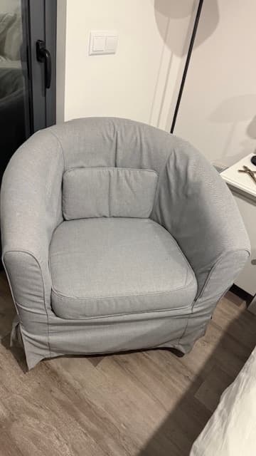 TULLSTA poltrona, Nordvalla cinz