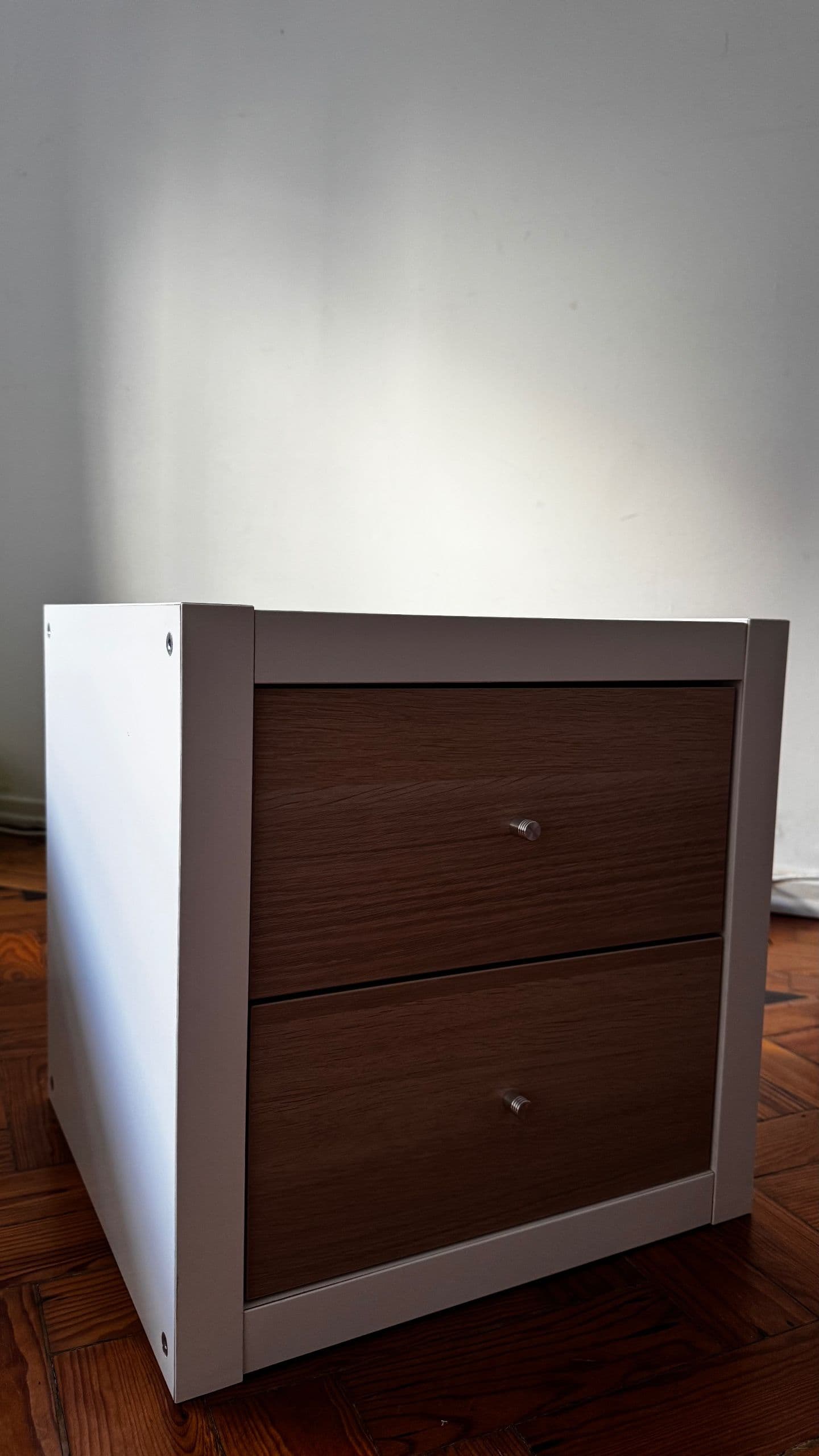 EKET wall cabinet with 2 drawers, white, 35x35x35 cm