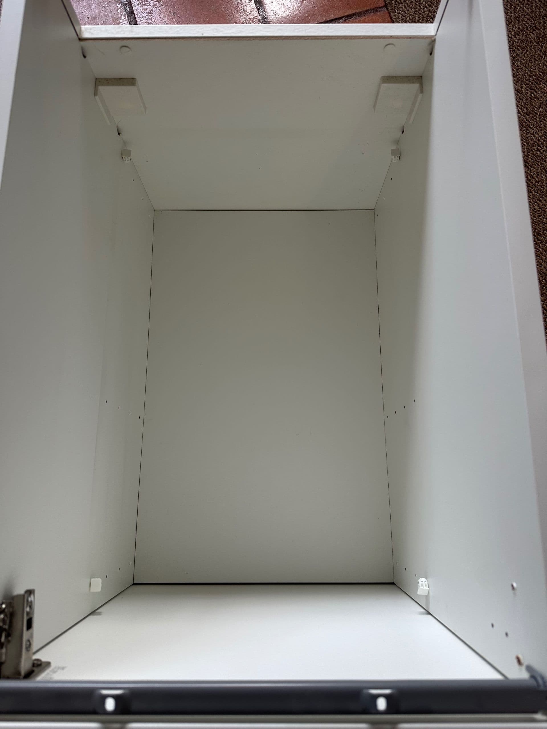 ENHET base cb w shelf, white, 40x60x75 cm