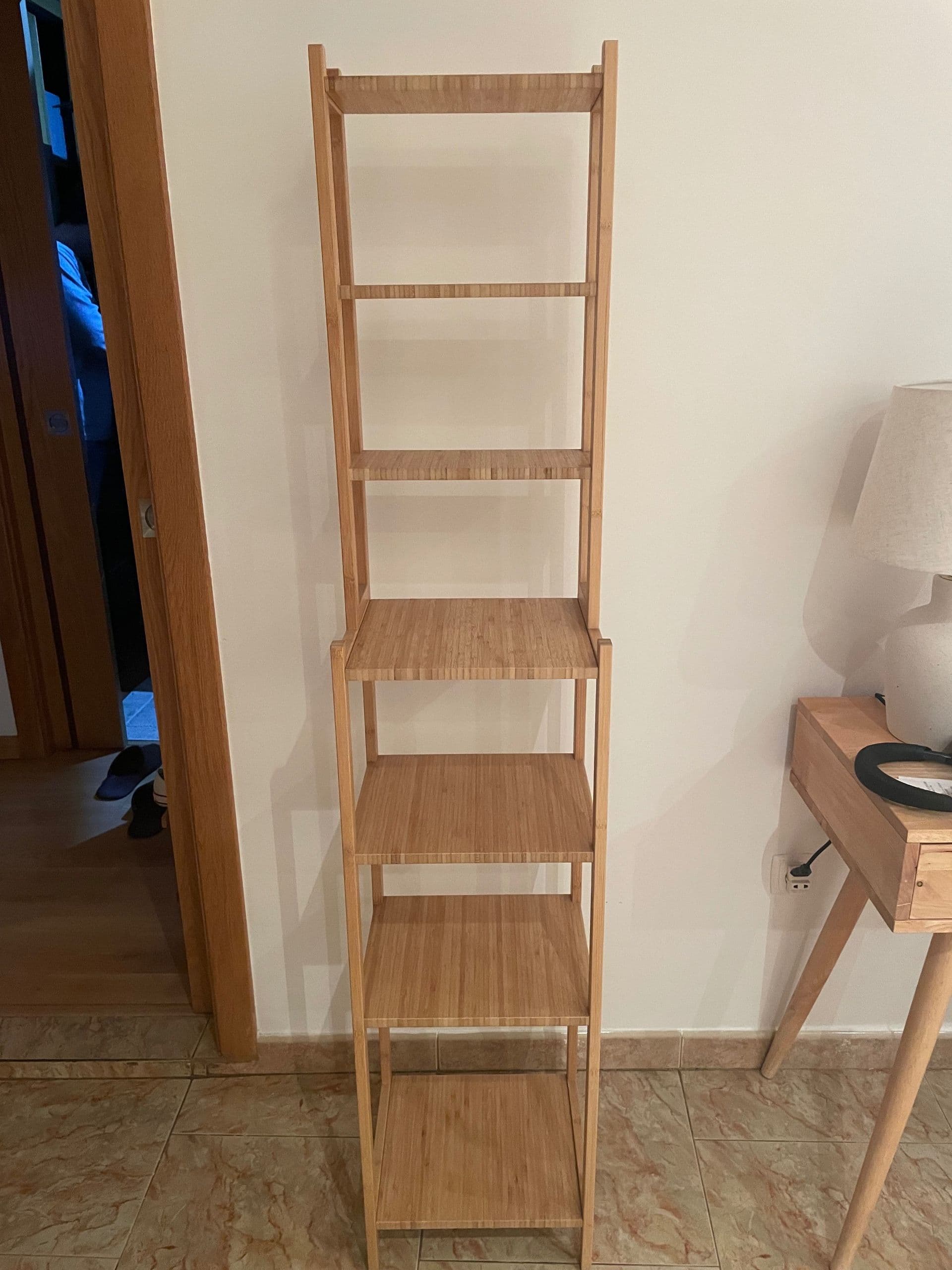 RÅGRUND Shelving unit, bamboo, 33 cm