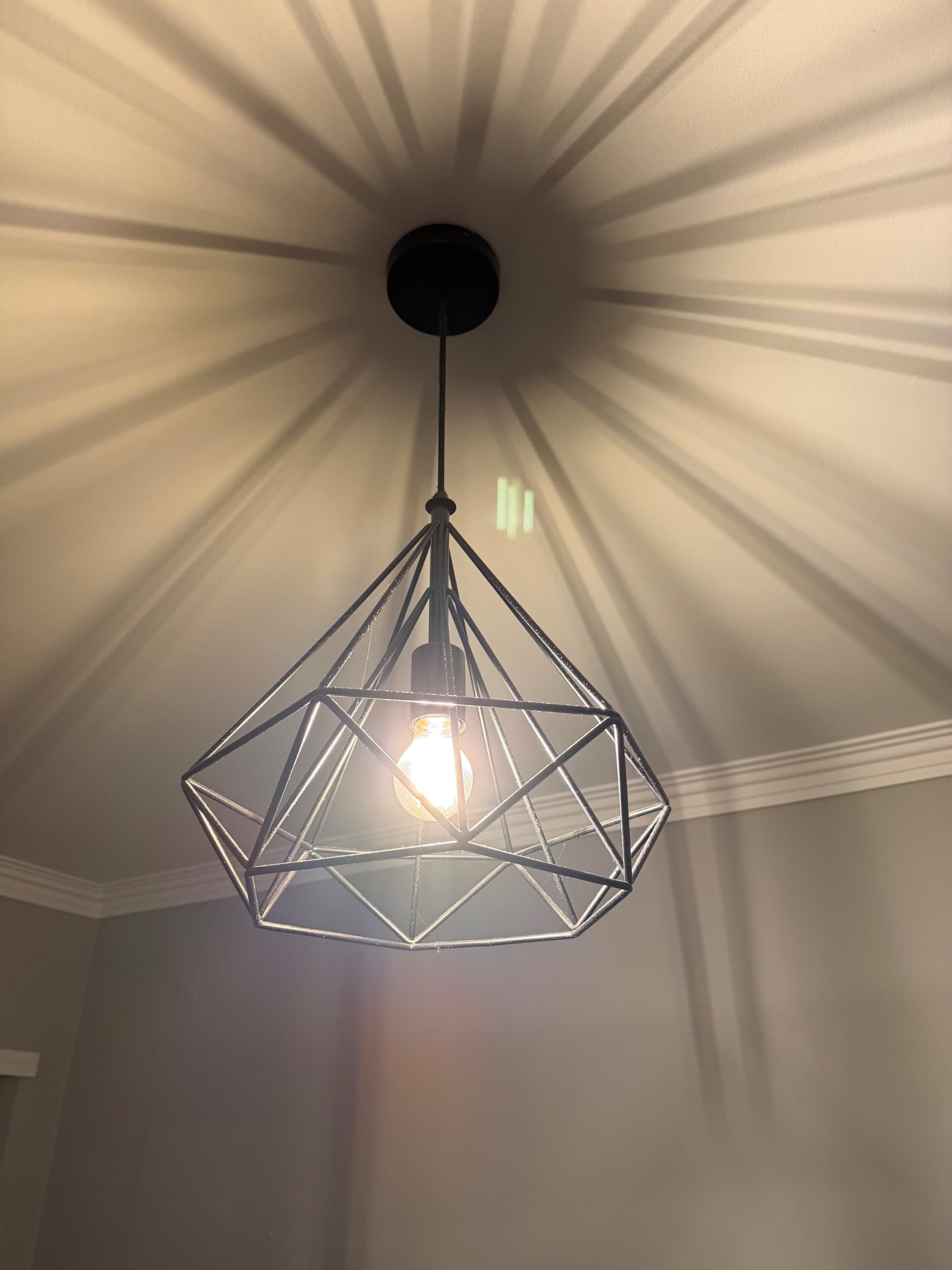 BRUNSTA / HAVSDJUP pendant lamp, black, 30 cm