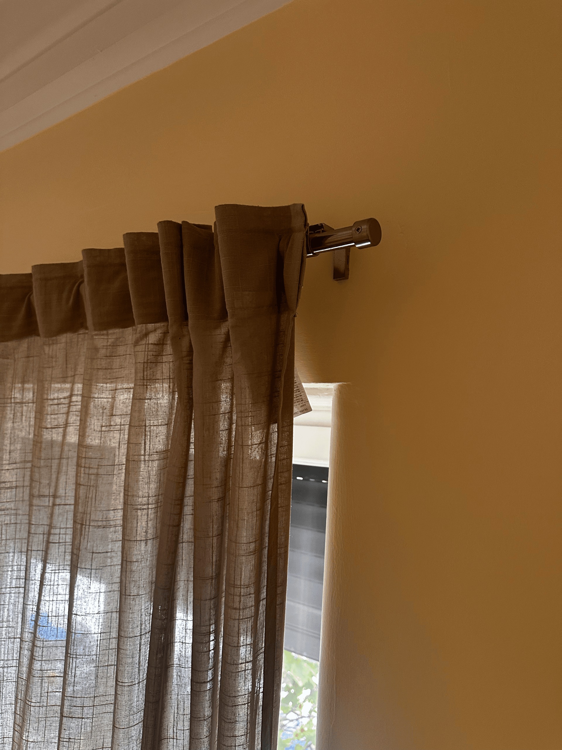 SILVERLÖNN sheer curtains, 1 pair, beige/with heading tape, 145x300 cm