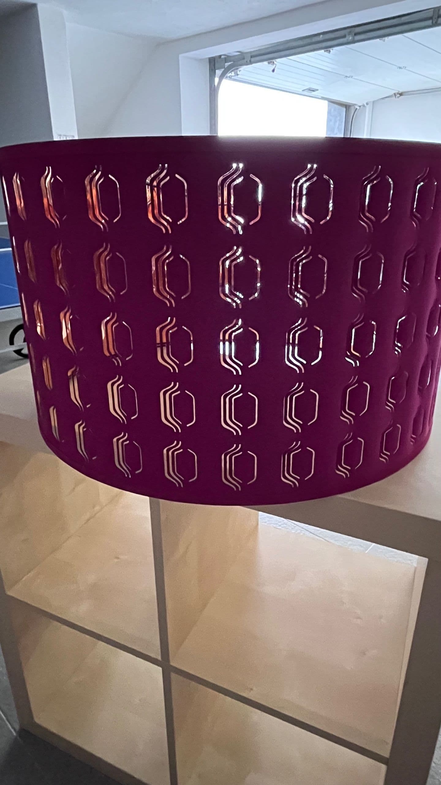 NYMÖ Lamp shade, black, brass-colour, 44 cm