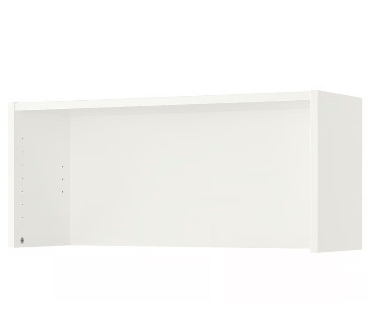 BILLY Unidade de extensão em altura, branco, 80x28x35 cm