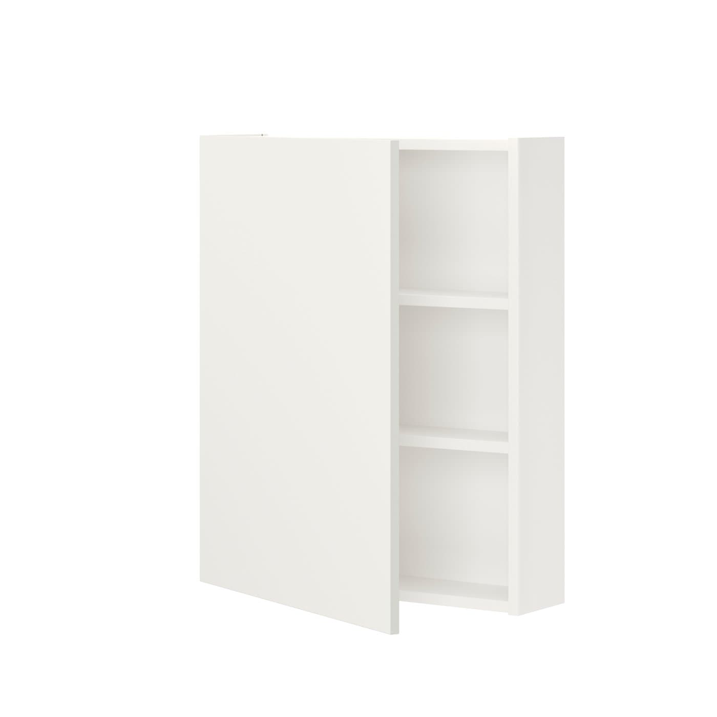 ENHET wall cb w 2 shlvs/door, white, 60x17x75 cm