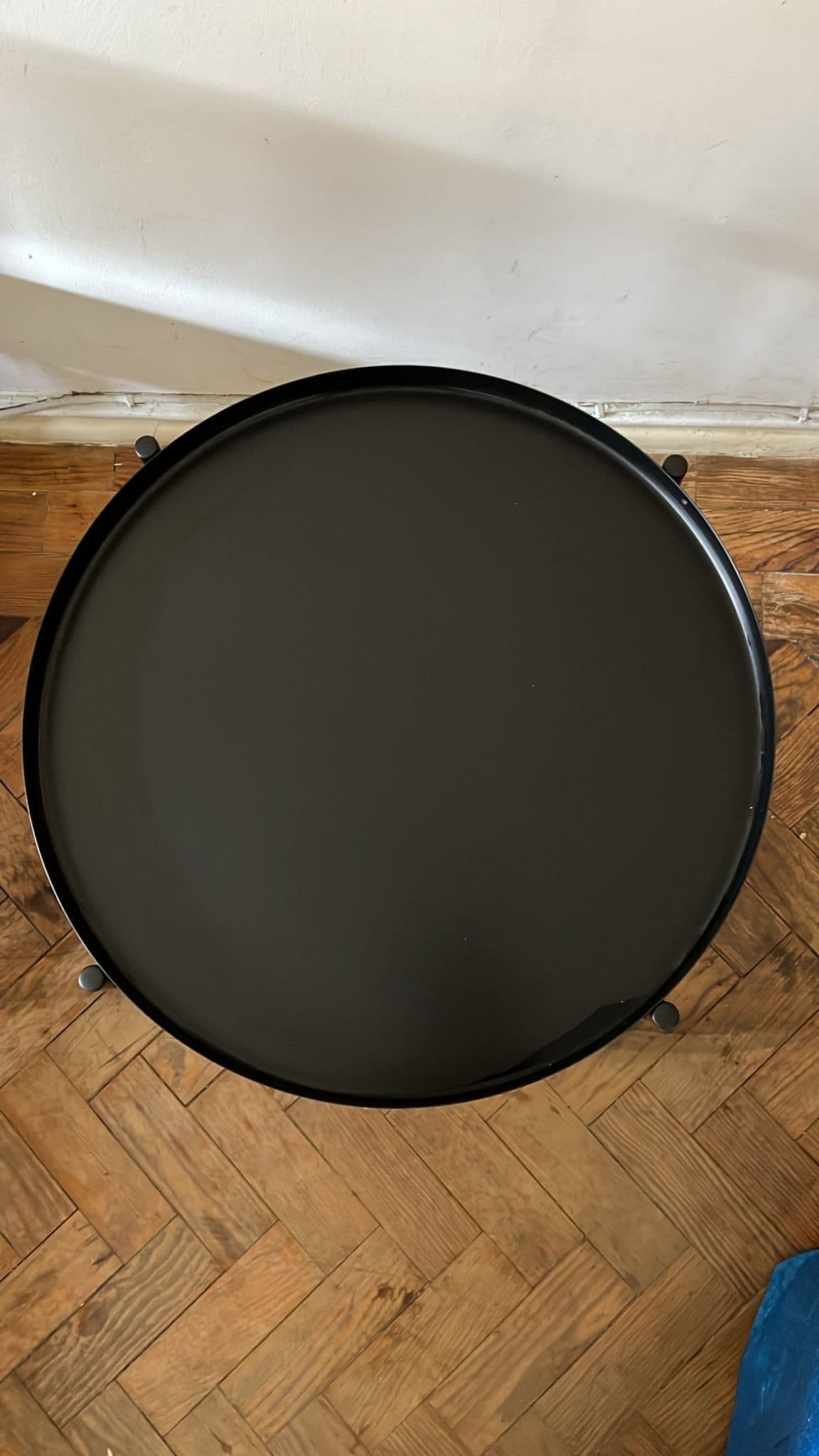 GLADOM tray table, black, 45x53 cm