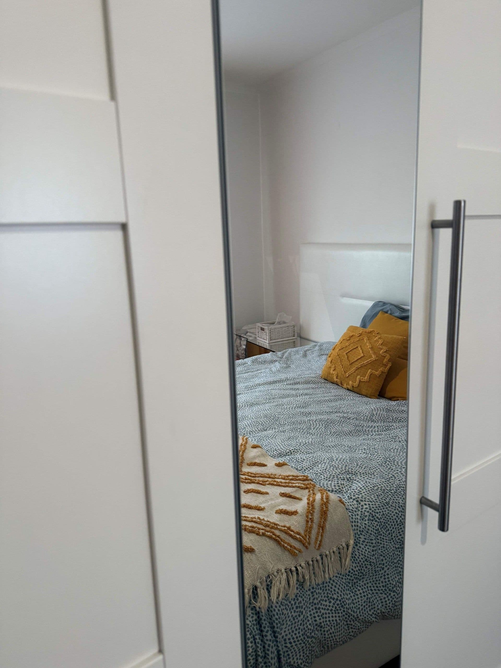 BERGSBO door, white, 37x229 cm