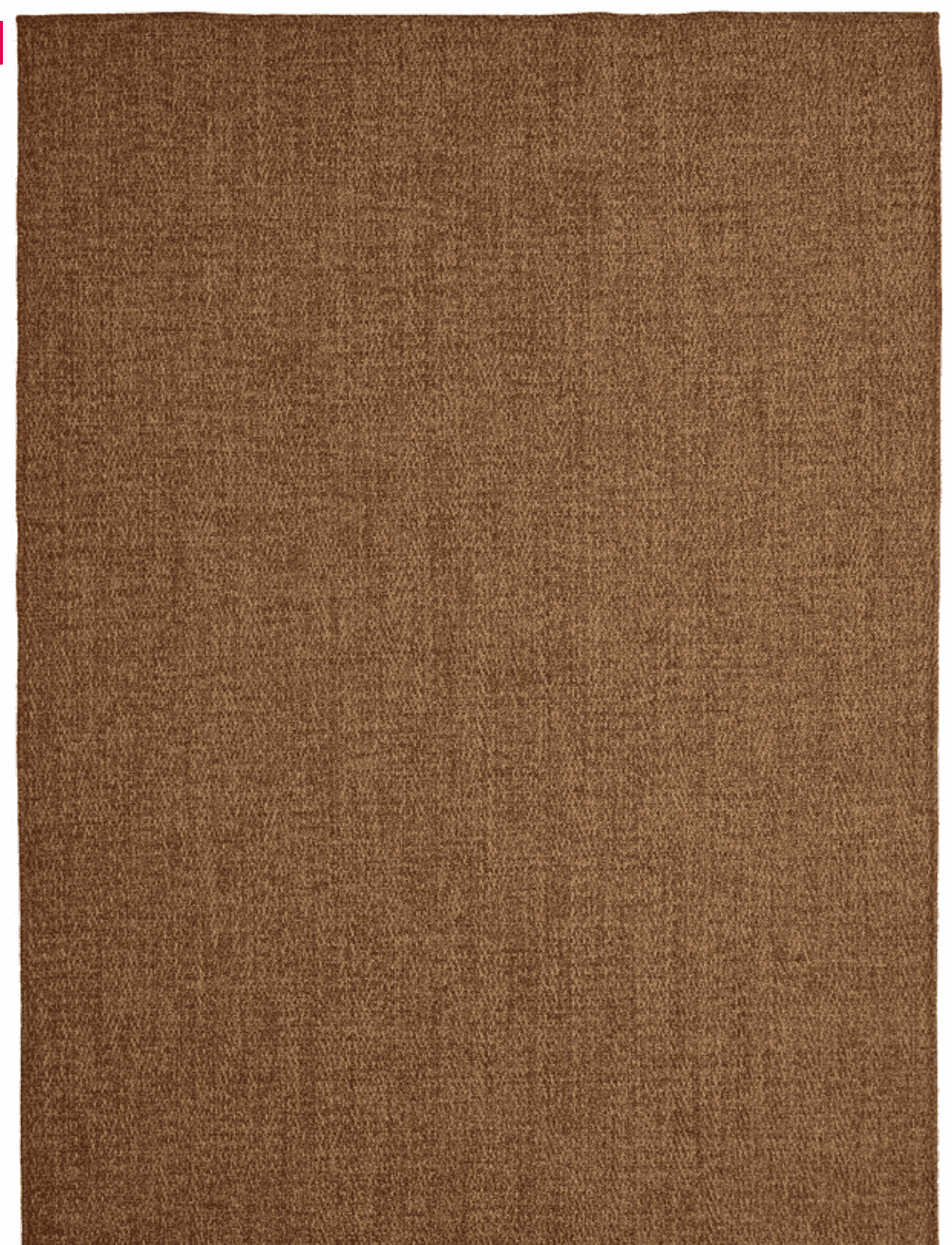 LYDERSHOLM rug flatwoven, in/outdoor, medium brown, 160x230 cm