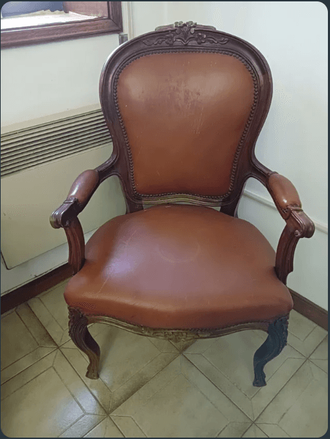 Poltronas em pele