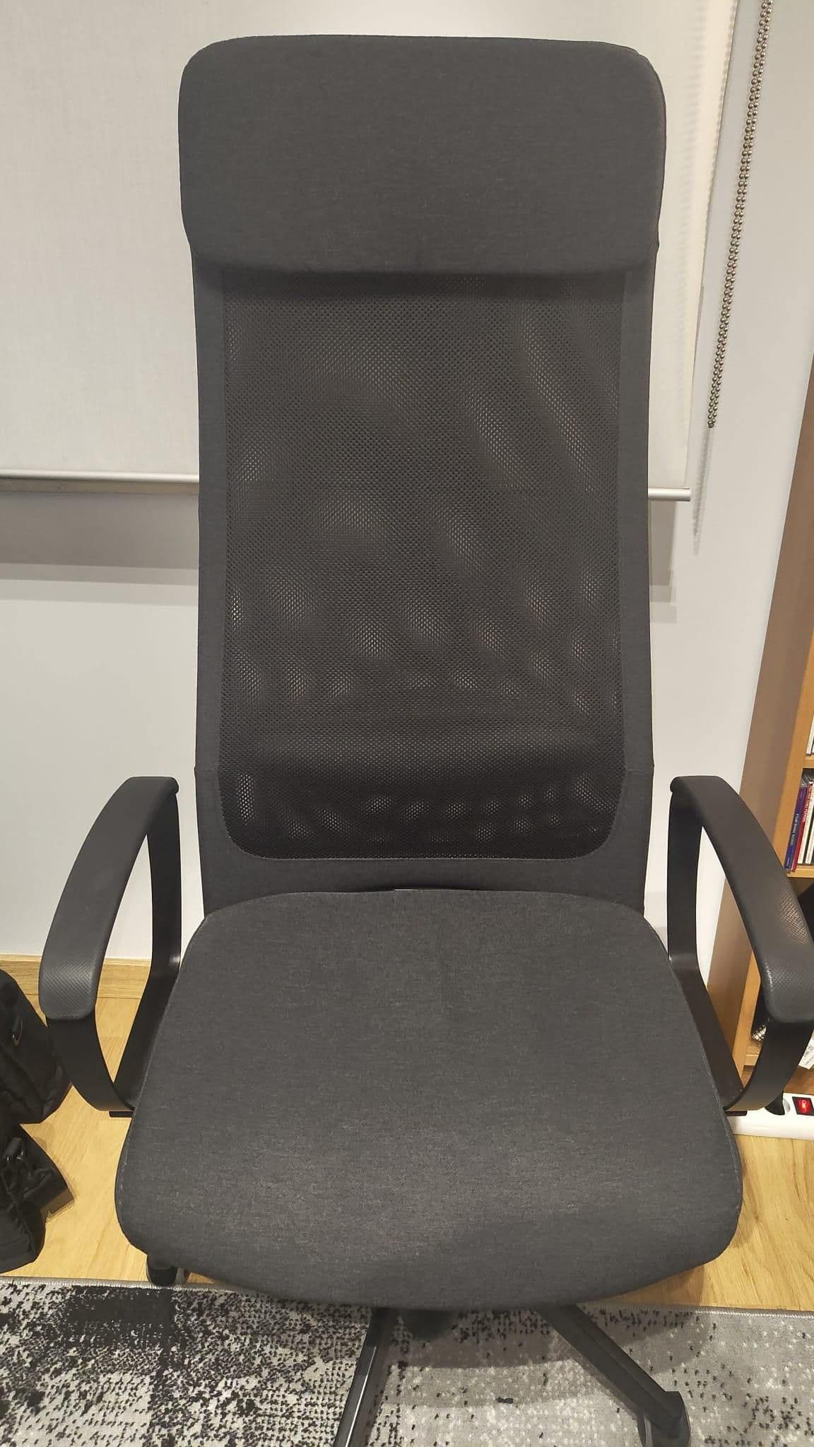 MARKUS office chair, Vissle dark grey, Large