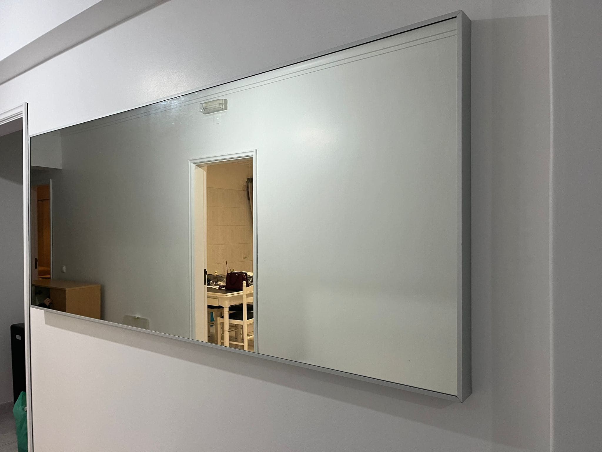 ESPELHO HOVET mirror, aluminium, 78x196 cm