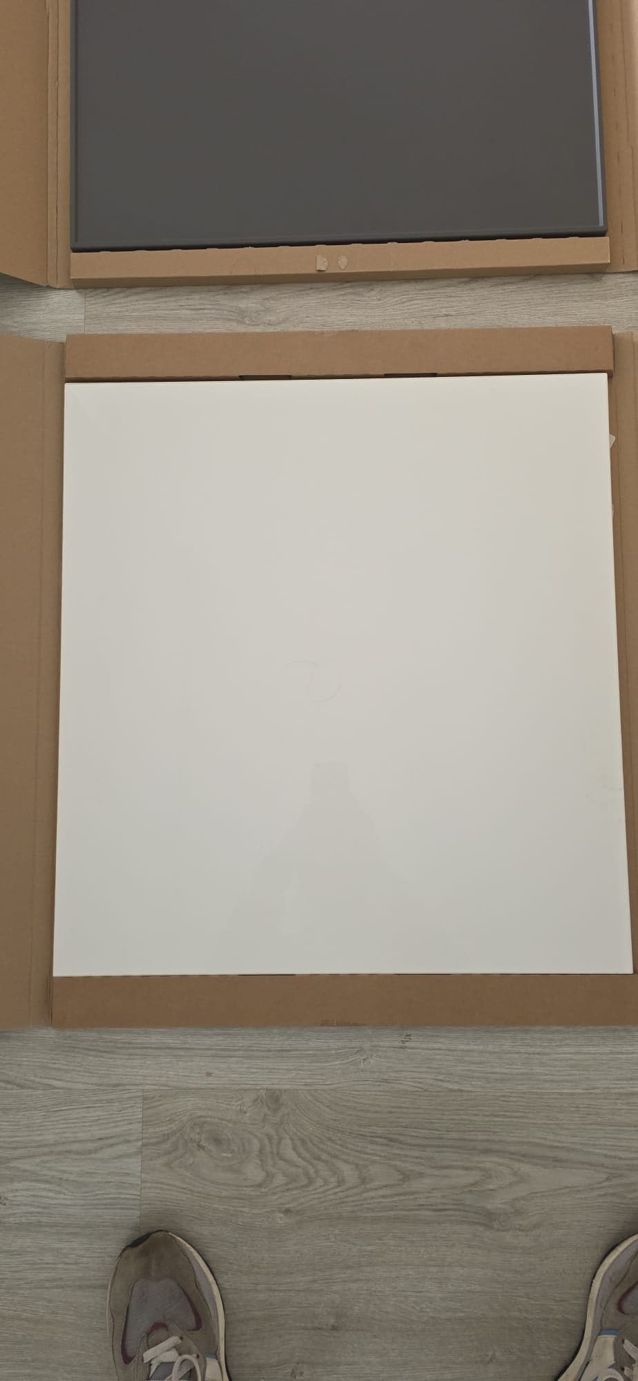 SELSVIKEN Porta, brilh branco, 60x64 cm
