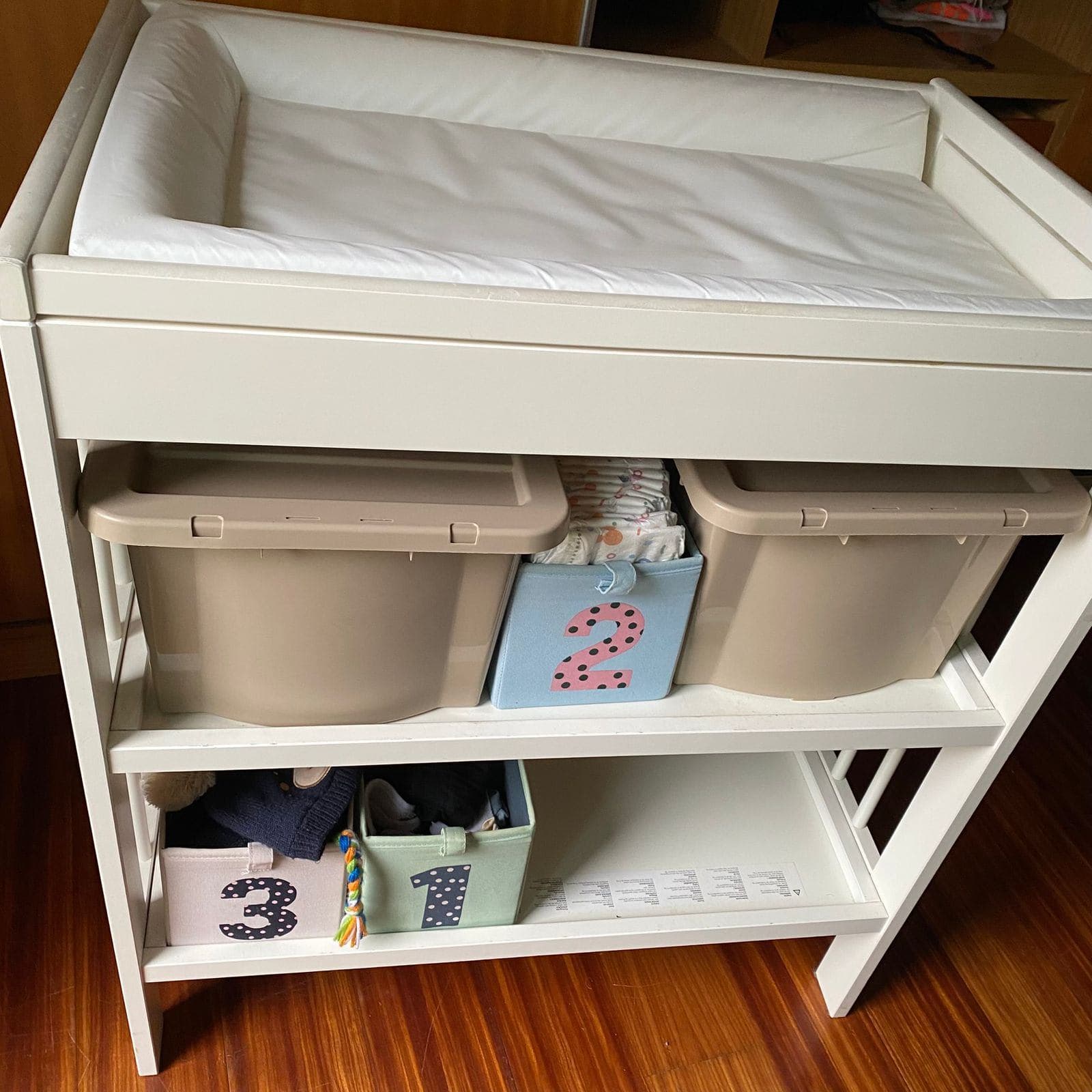 GULLIVER changing table, grey