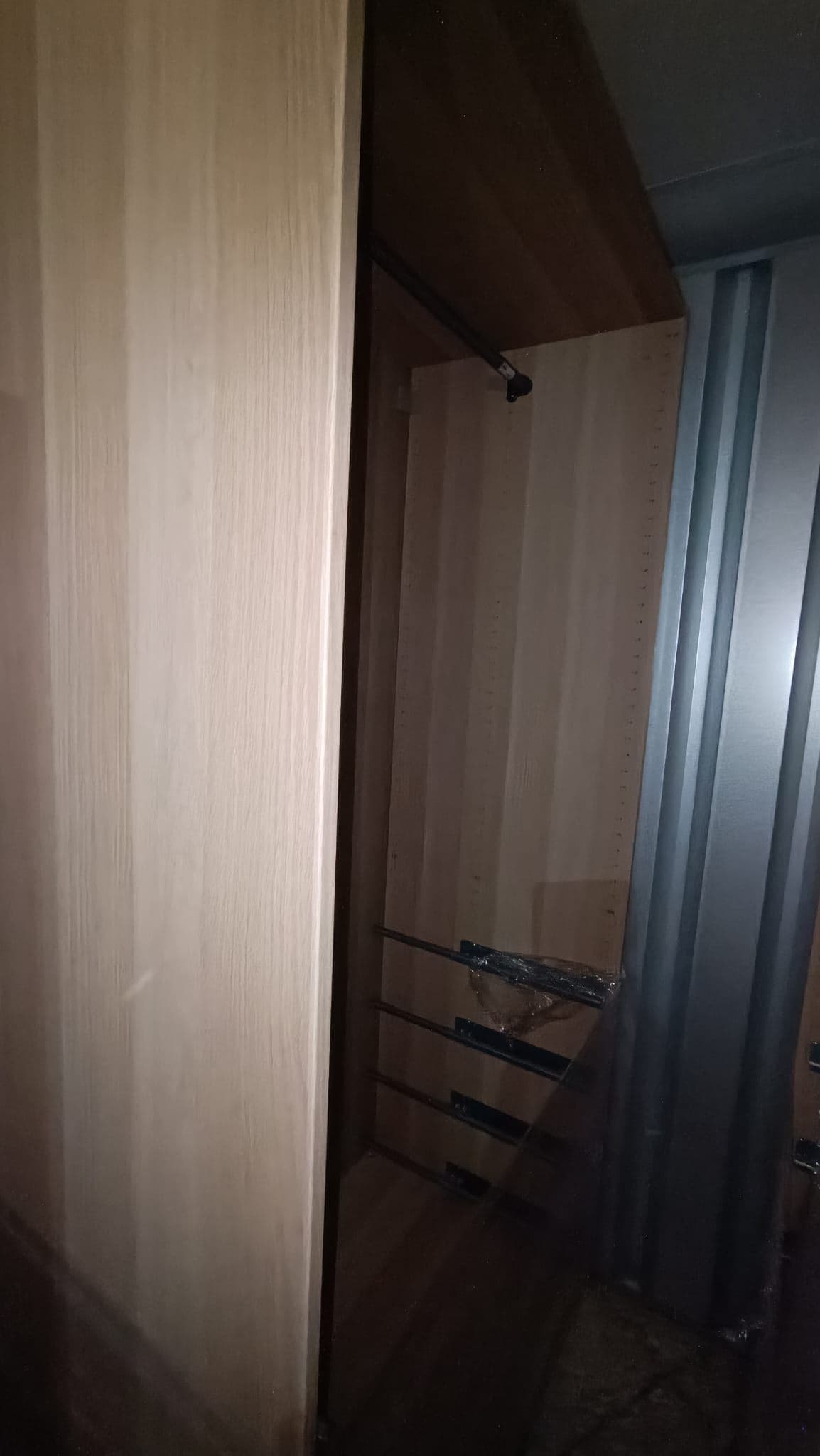 PAX wardrobe combination, white, 200x58x201 cm