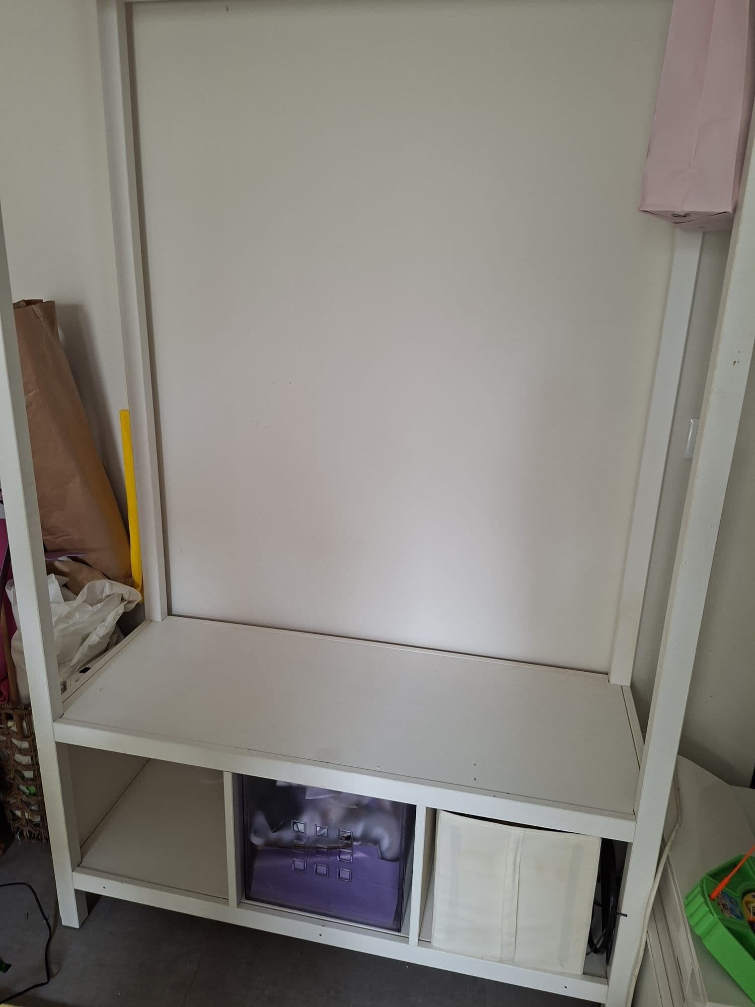 PAX wardrobe combination, white, 150x58x201 cm