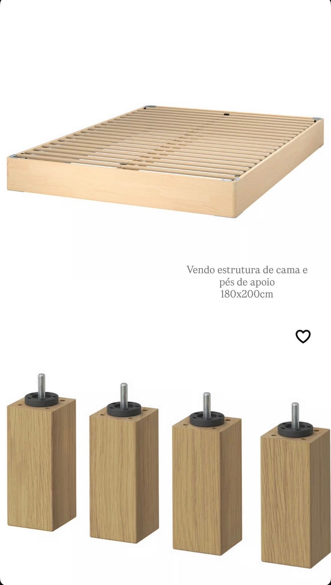 LYNGÖR mattress base, 180x200 cm