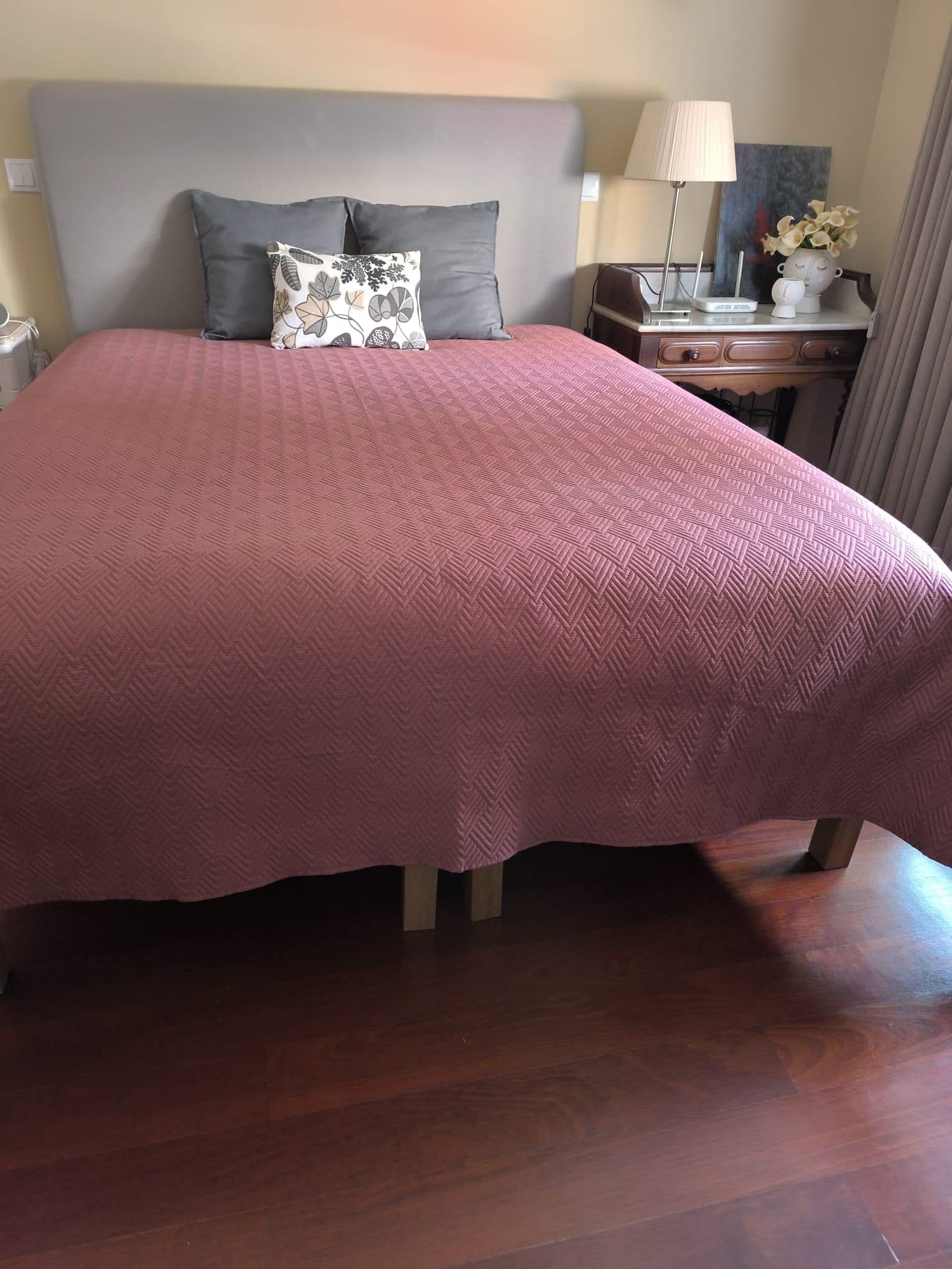 LYNGÖR divan bed, Vesteröy firm/light blue dark grey, 90x200 cm