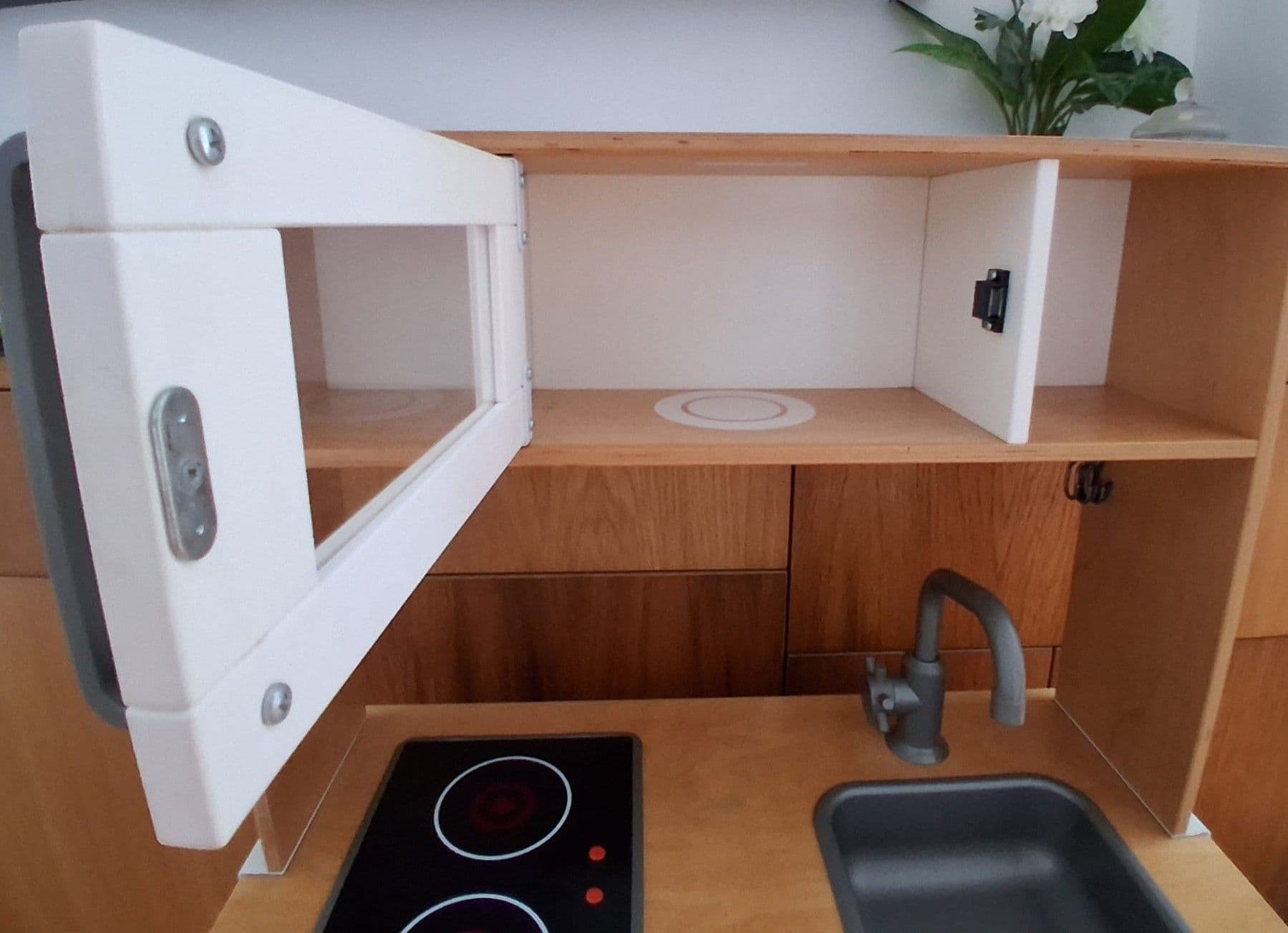 DUKTIG play kitchen, birch, 72x40x109 cm