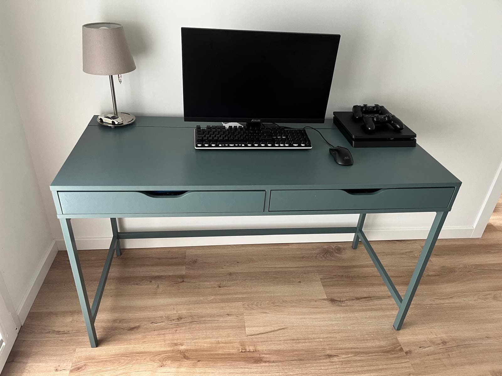 SECRETARIA ALEX desk, dark grey, 132x58 cm