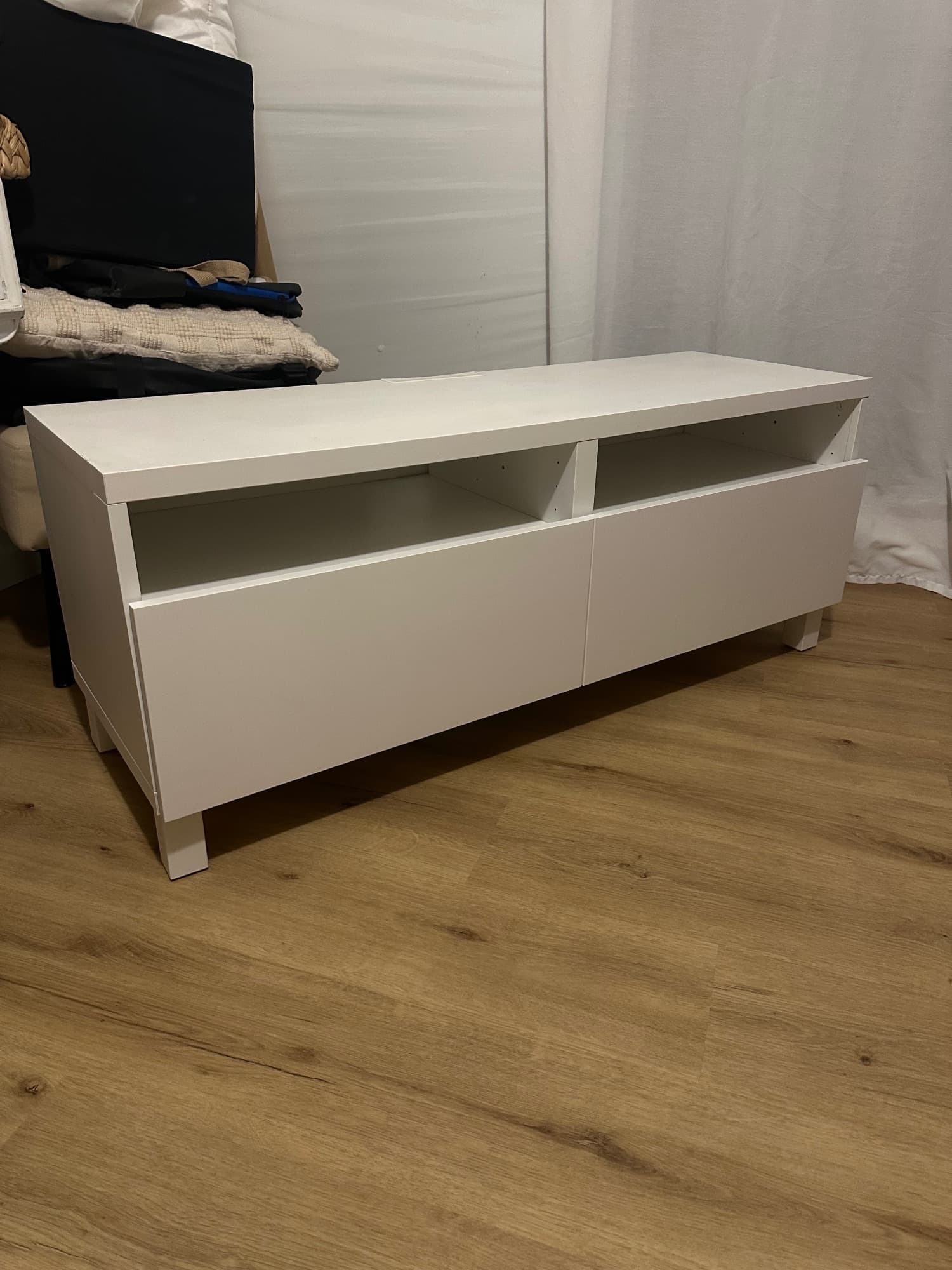 BESTÅ TV bench with drawers