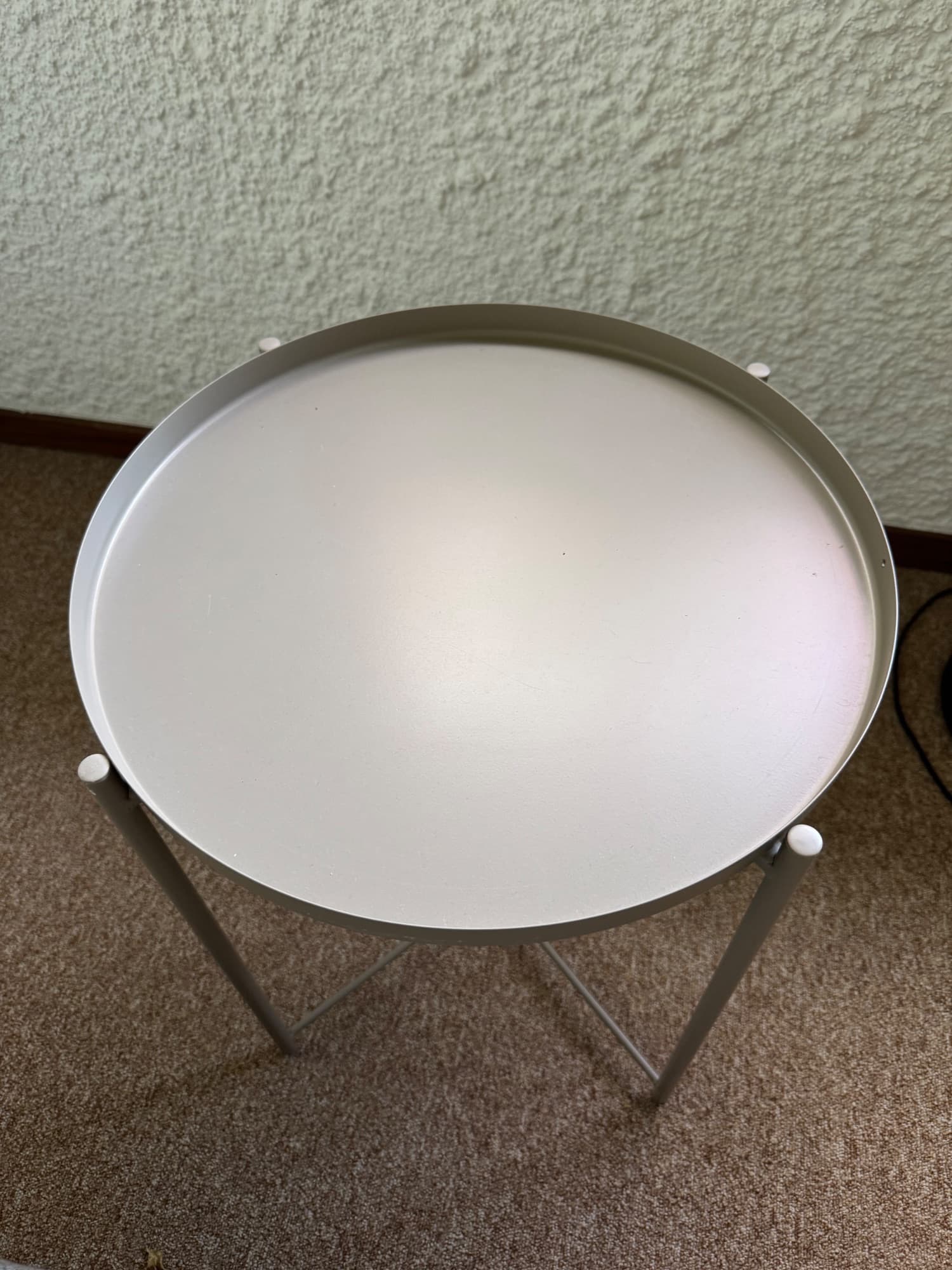 GLADOM tray table, dark grey-beige, 45x53 cm