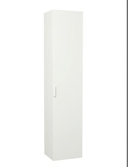 ÄNGSJÖN high cabinet with door, high-gloss white, 40x35x195 cm