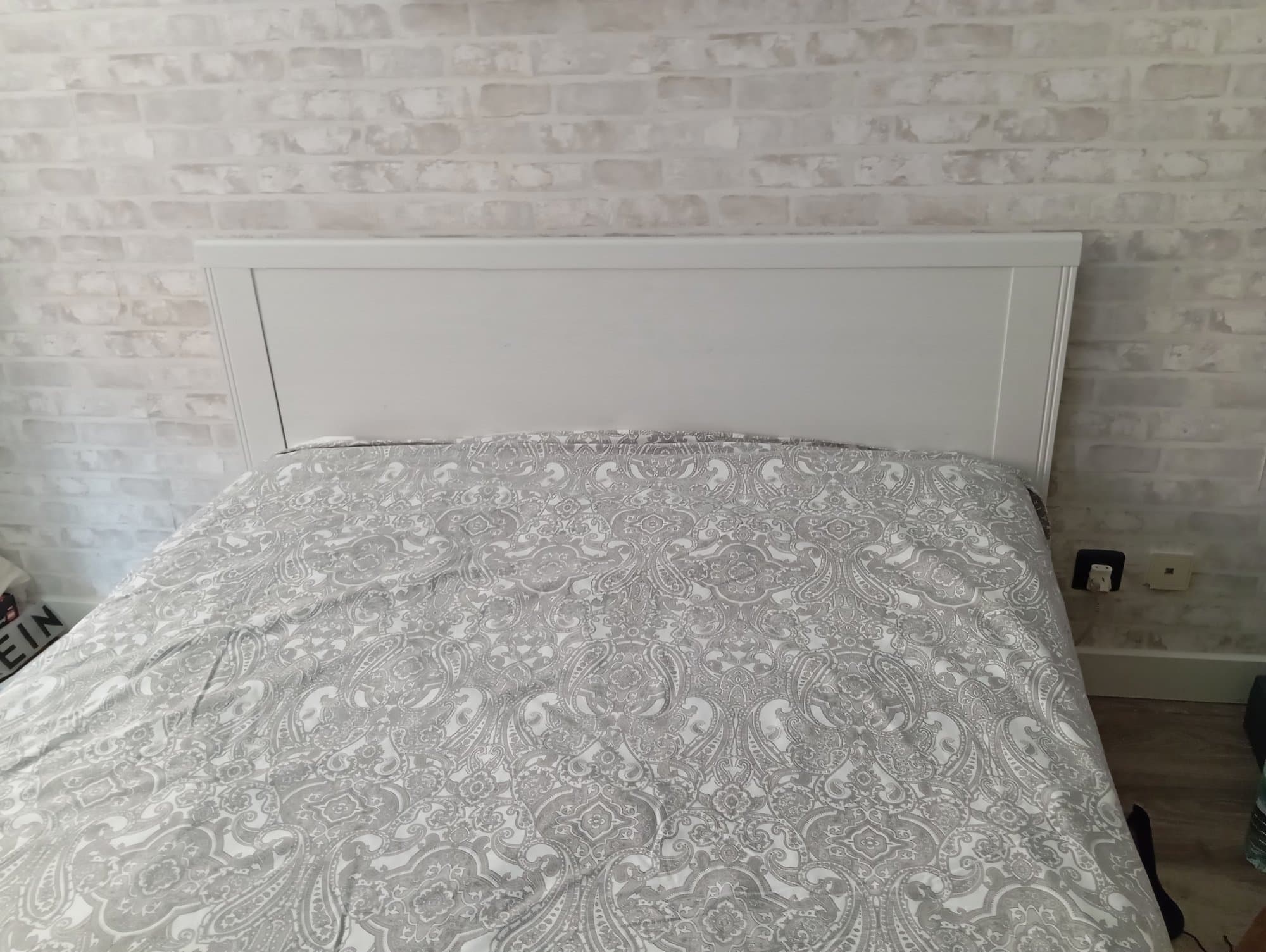 BRUSALI estrutura cama c/4 gavetões