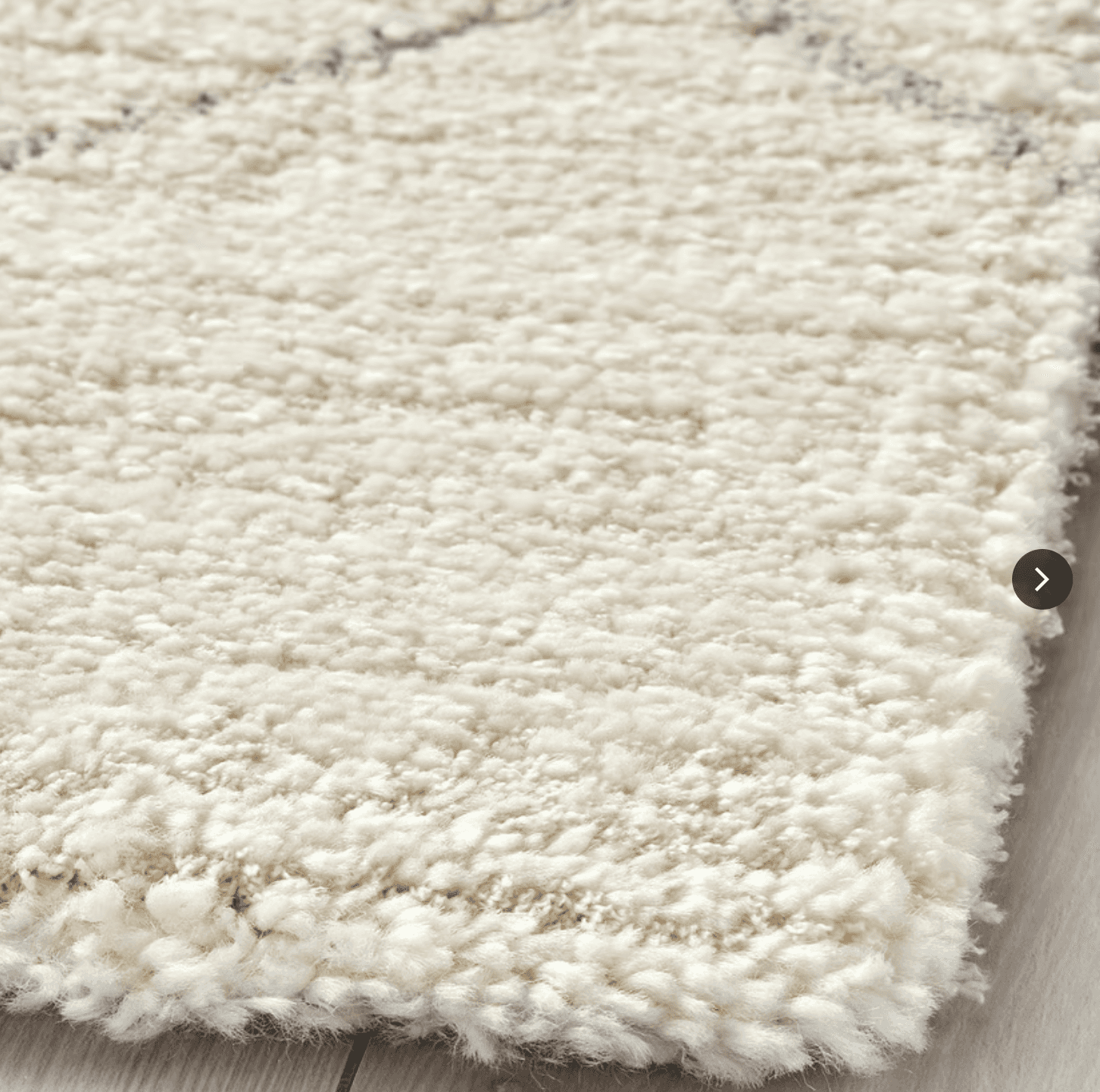 TVERSTED TAPETE rug, low pile, beige, 170x240 cm