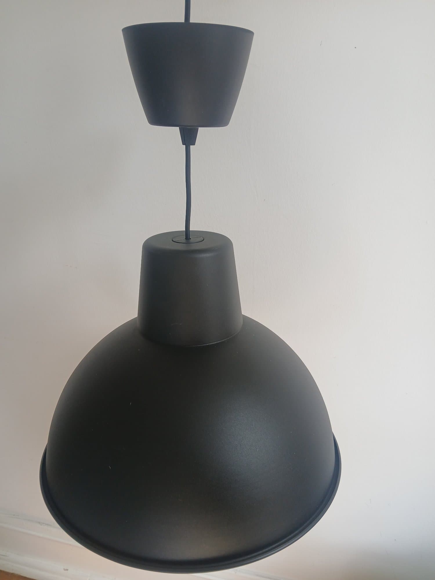 CANDEEIRO DE TETO Pendant lamp, black, 38 cm