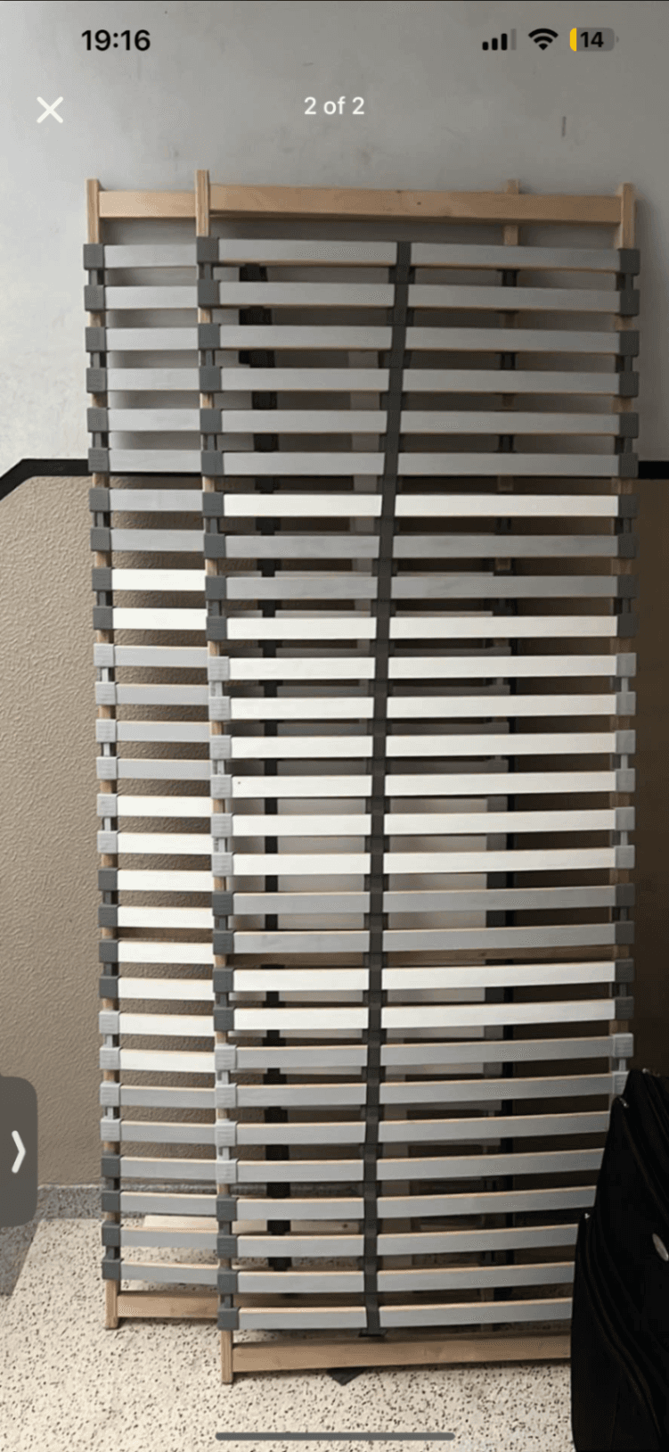 LÖNSET Slatted bed base, 90x200 cm