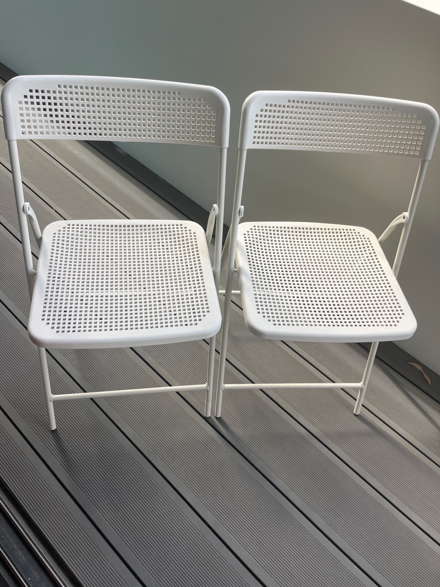 TORPARÖ chair, outdoor, foldable/white