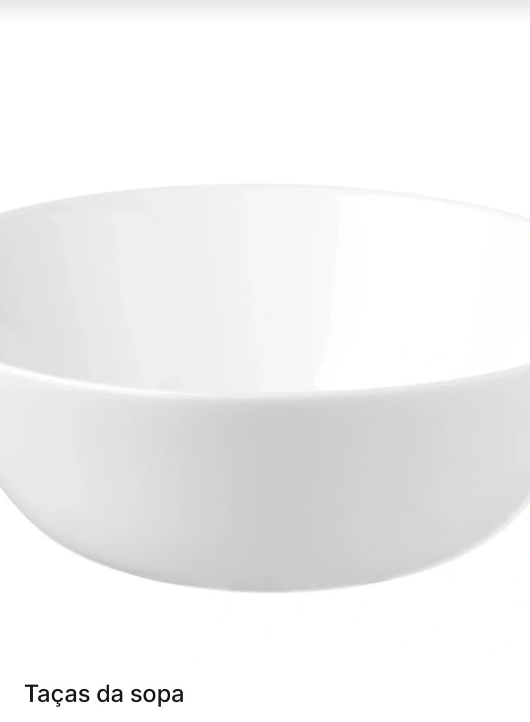 OFTAST serving bowl, white, 23 cm
