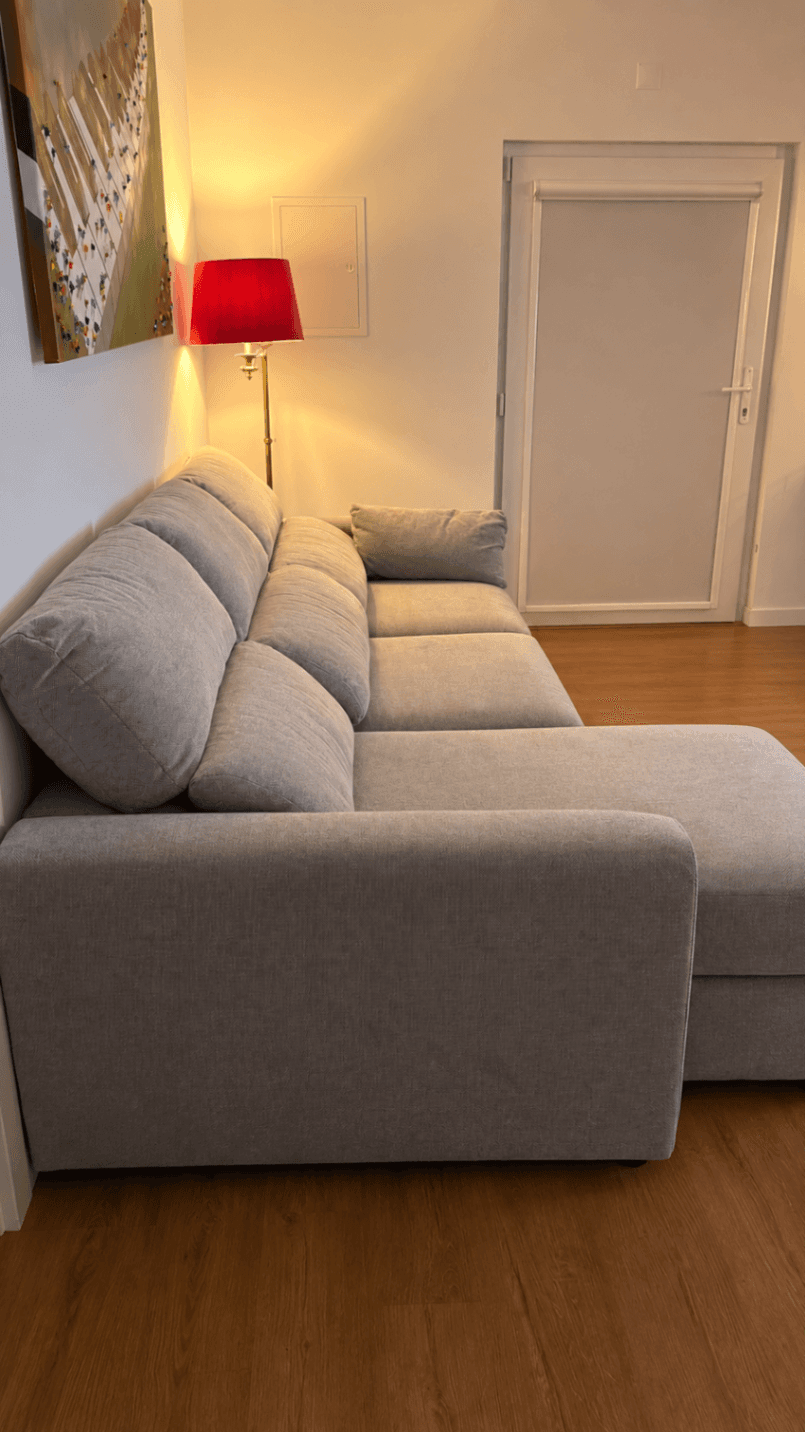 ESKILSTUNA 3-seat sofa, with chaise longue/Tallmyra white/black