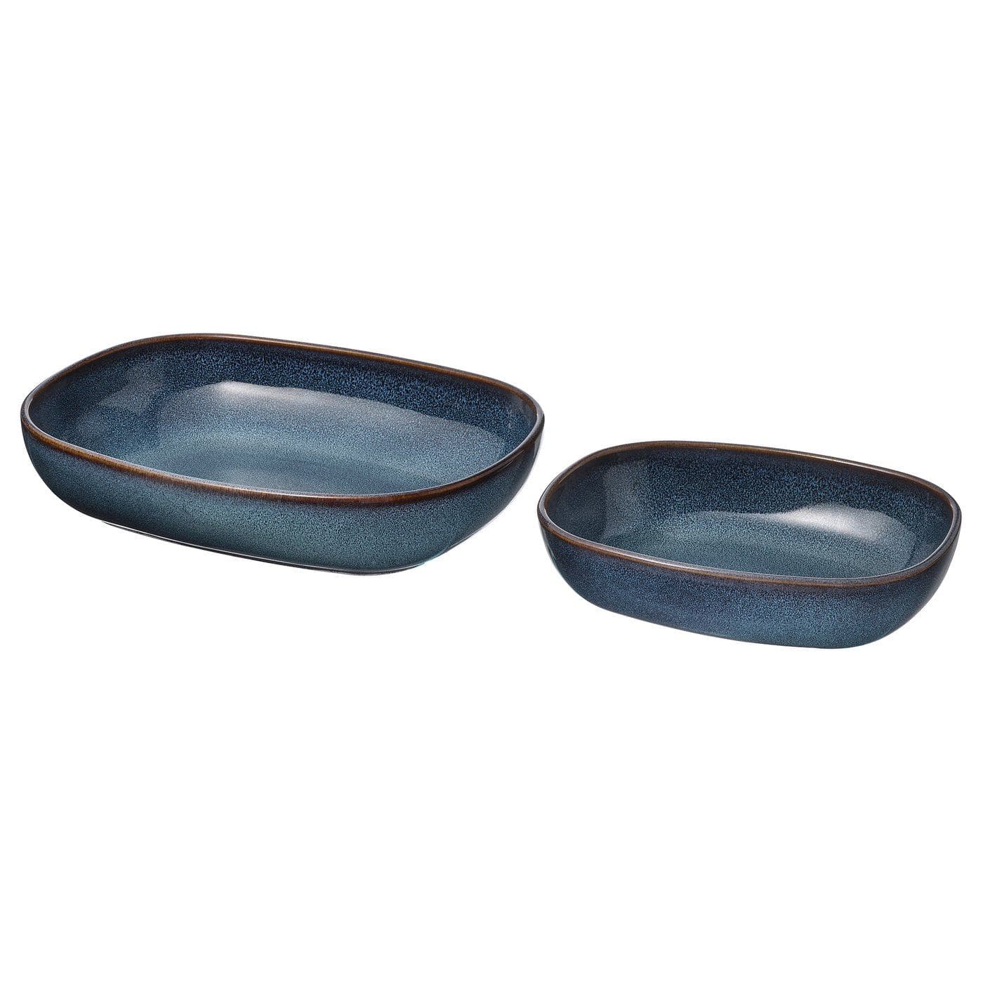 GLADELIG OVEN DISH travessa p/forno, 2 uds, azul