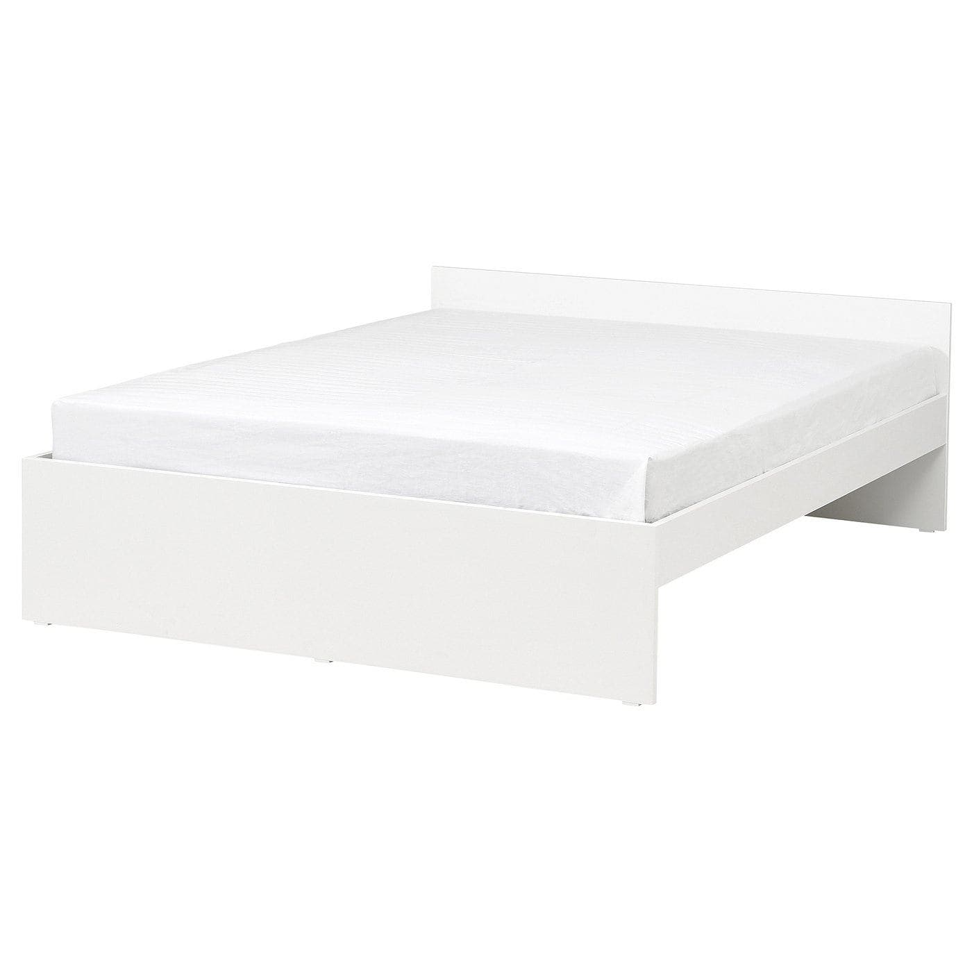 VIHALS bed frame, white/Luröy, 140x200 cm